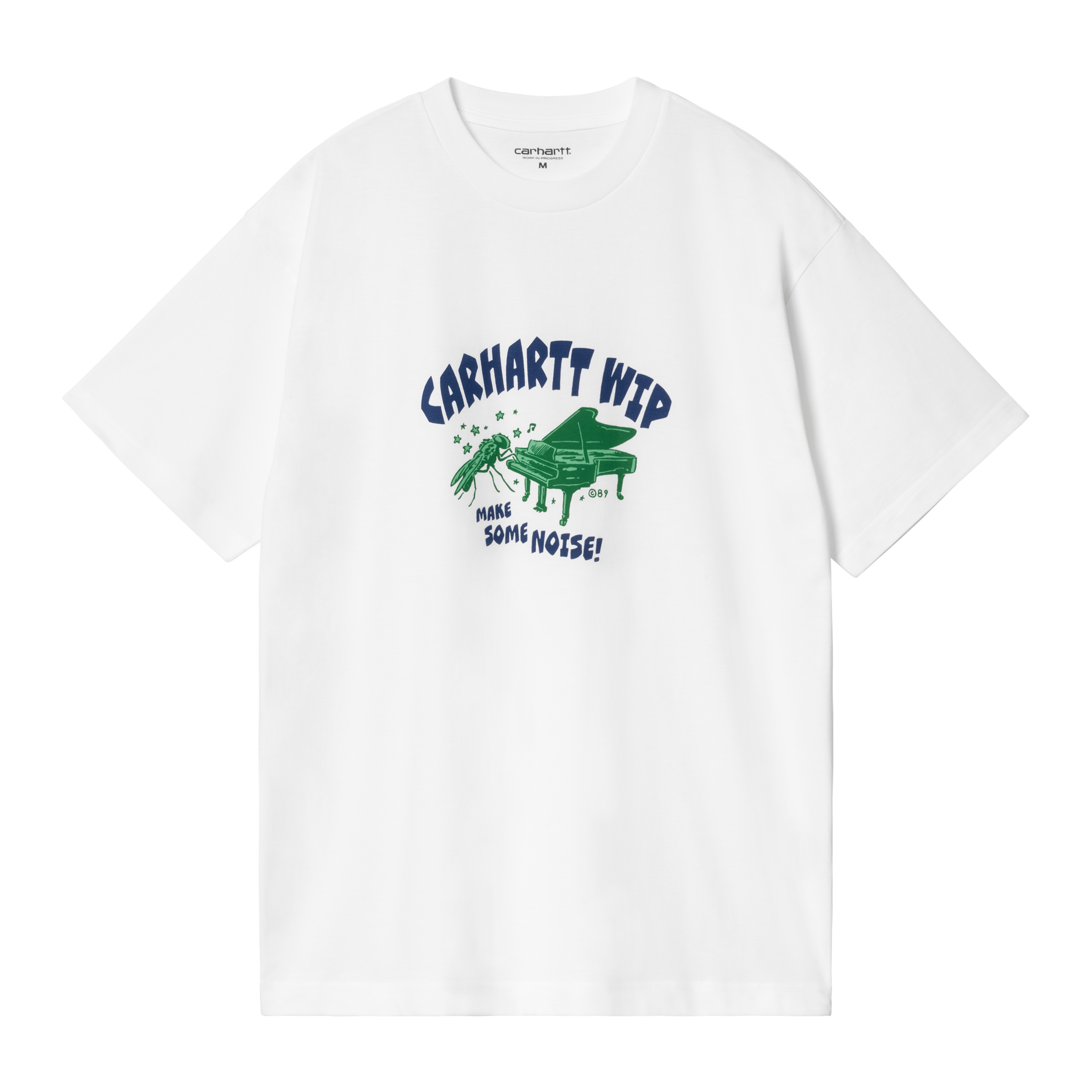 Carhartt WIP Short Sleeve Noisy T-Shirt em Branco