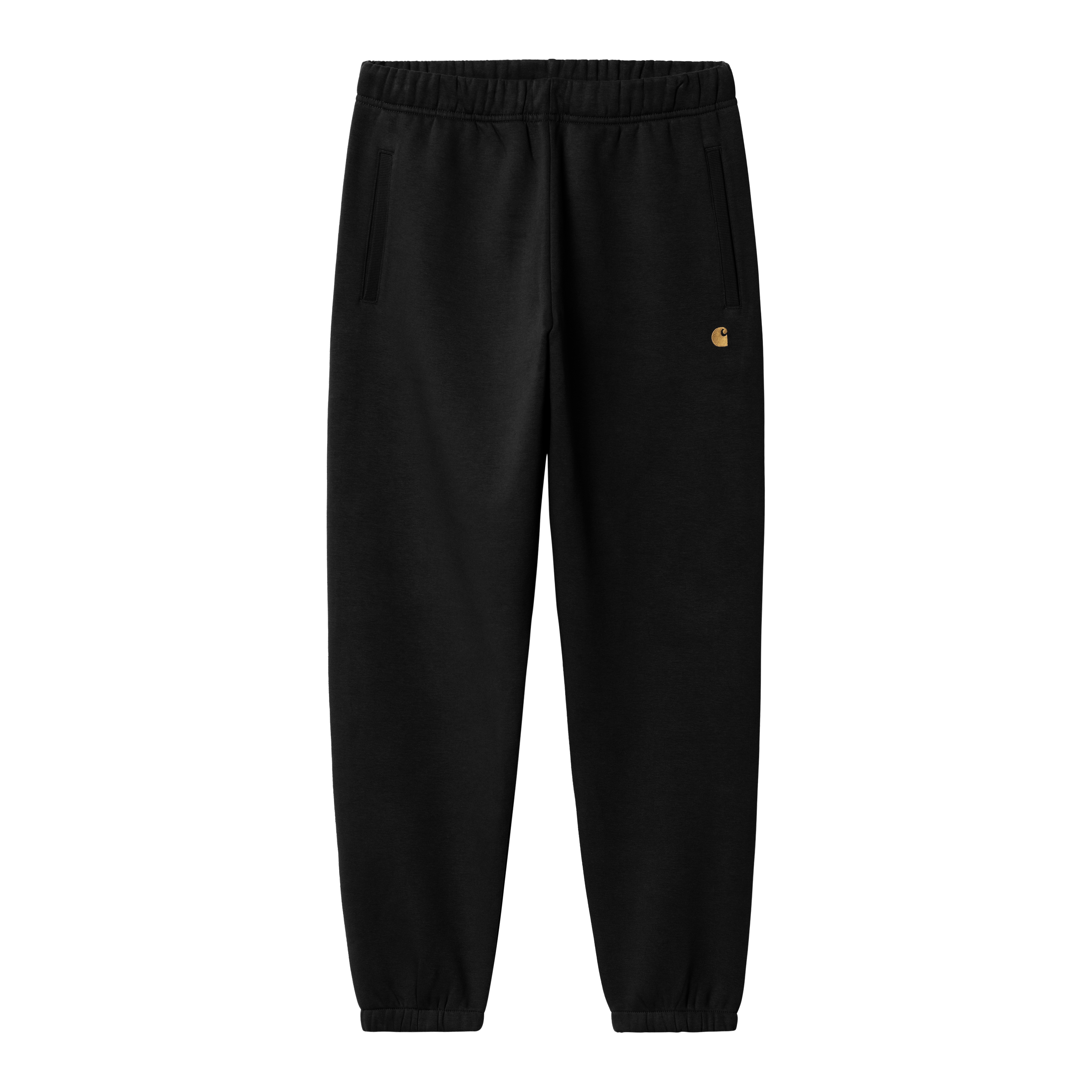 Carhartt WIP Chase Sweat Pant Black Gold Official Online Store