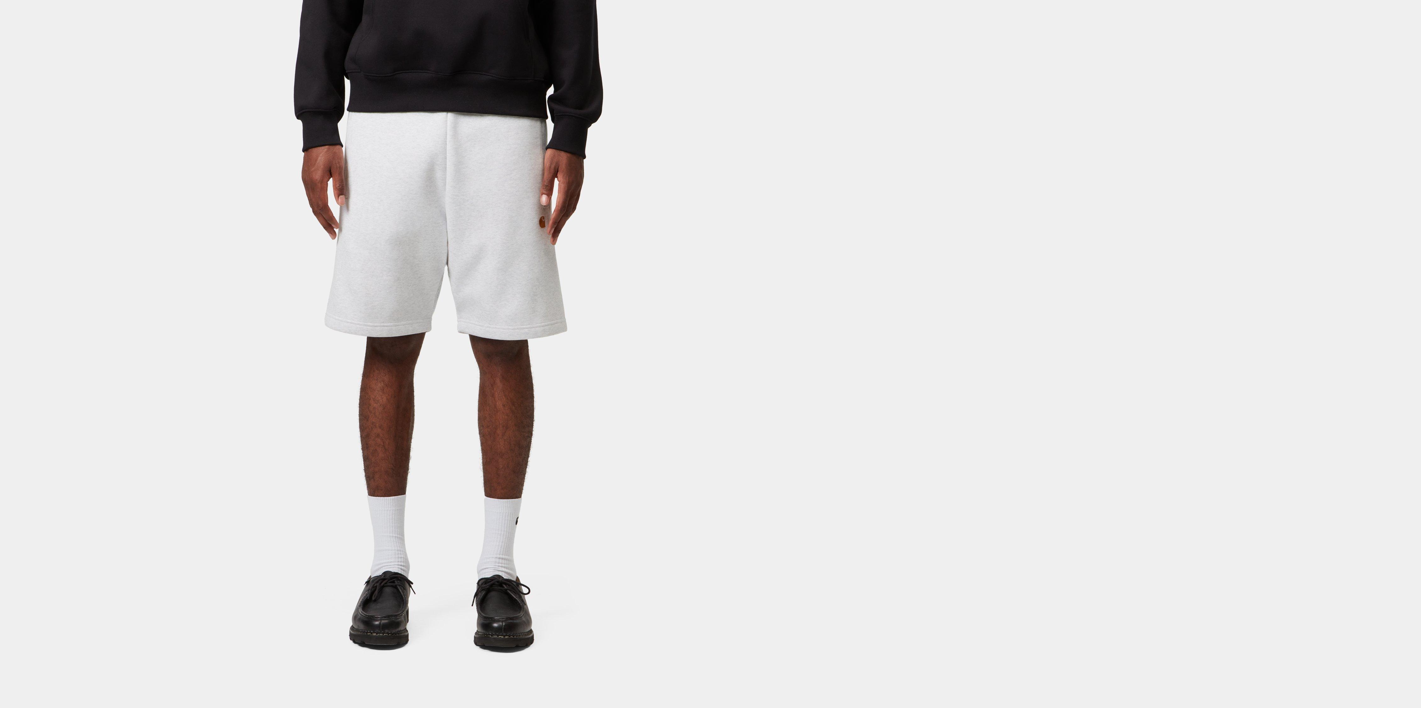 Carhartt WIP Chase Sweat Short Ash Heather / Gold | grey | XL | Men