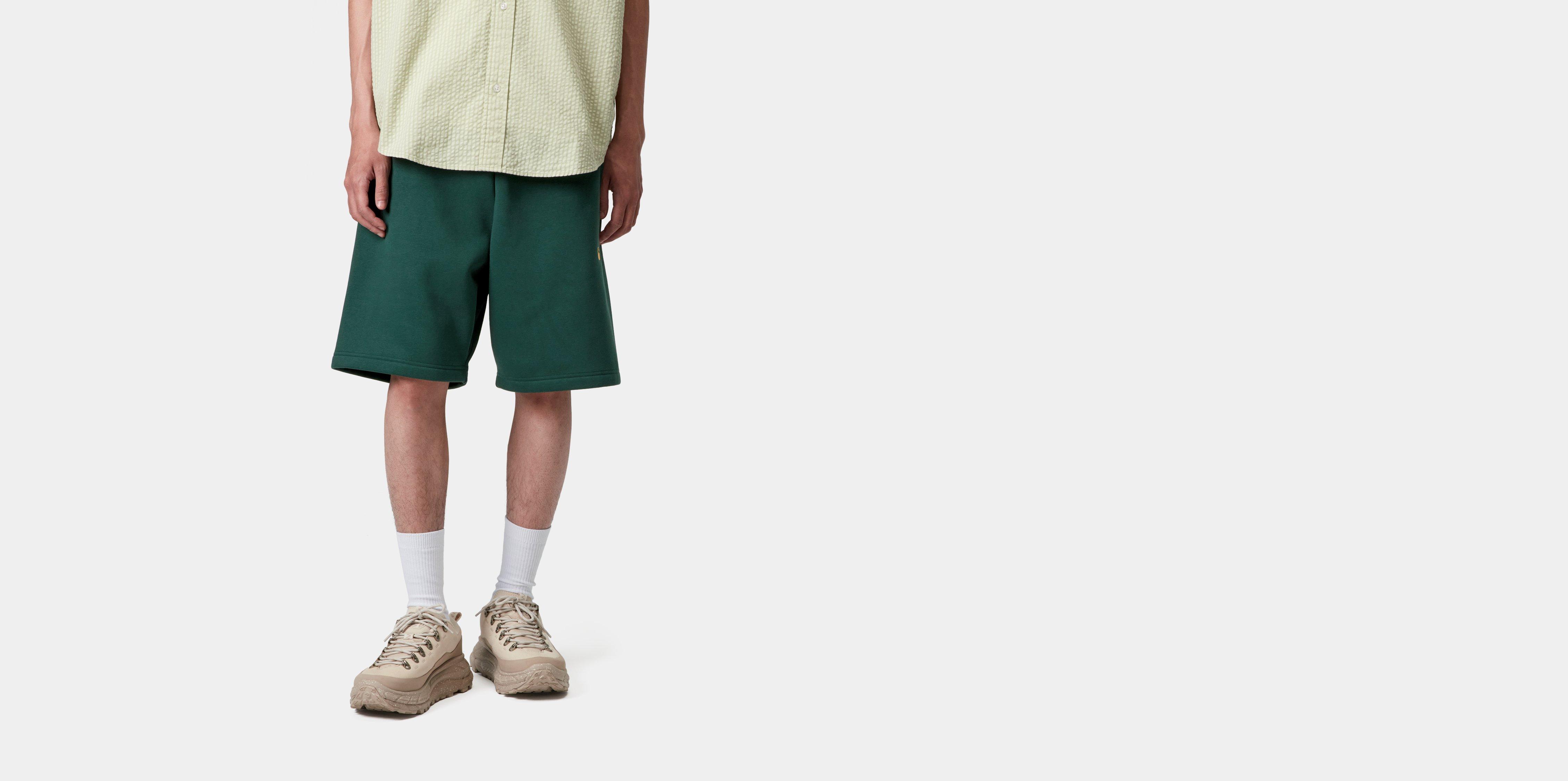 Carhartt WIP Chase Sweat Short in Verde