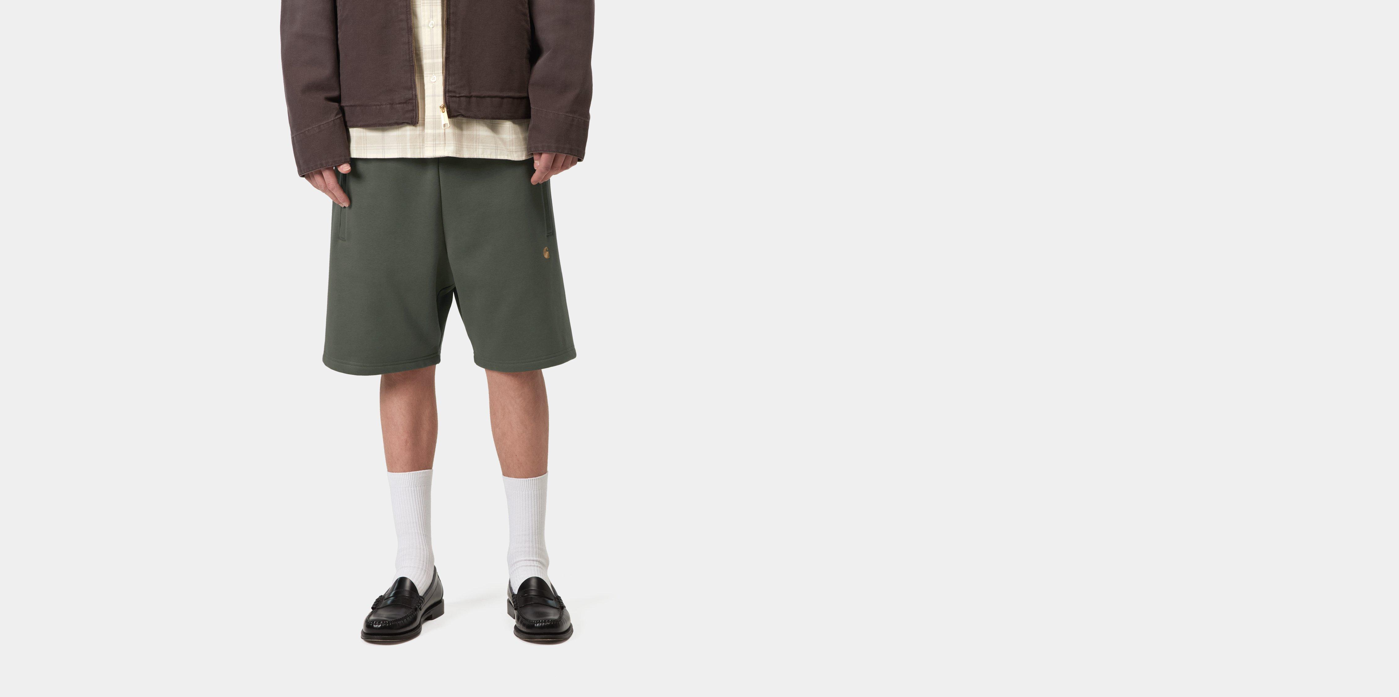 Carhartt WIP Chase Sweat Short Leaf / Gold | green | XXL | Men