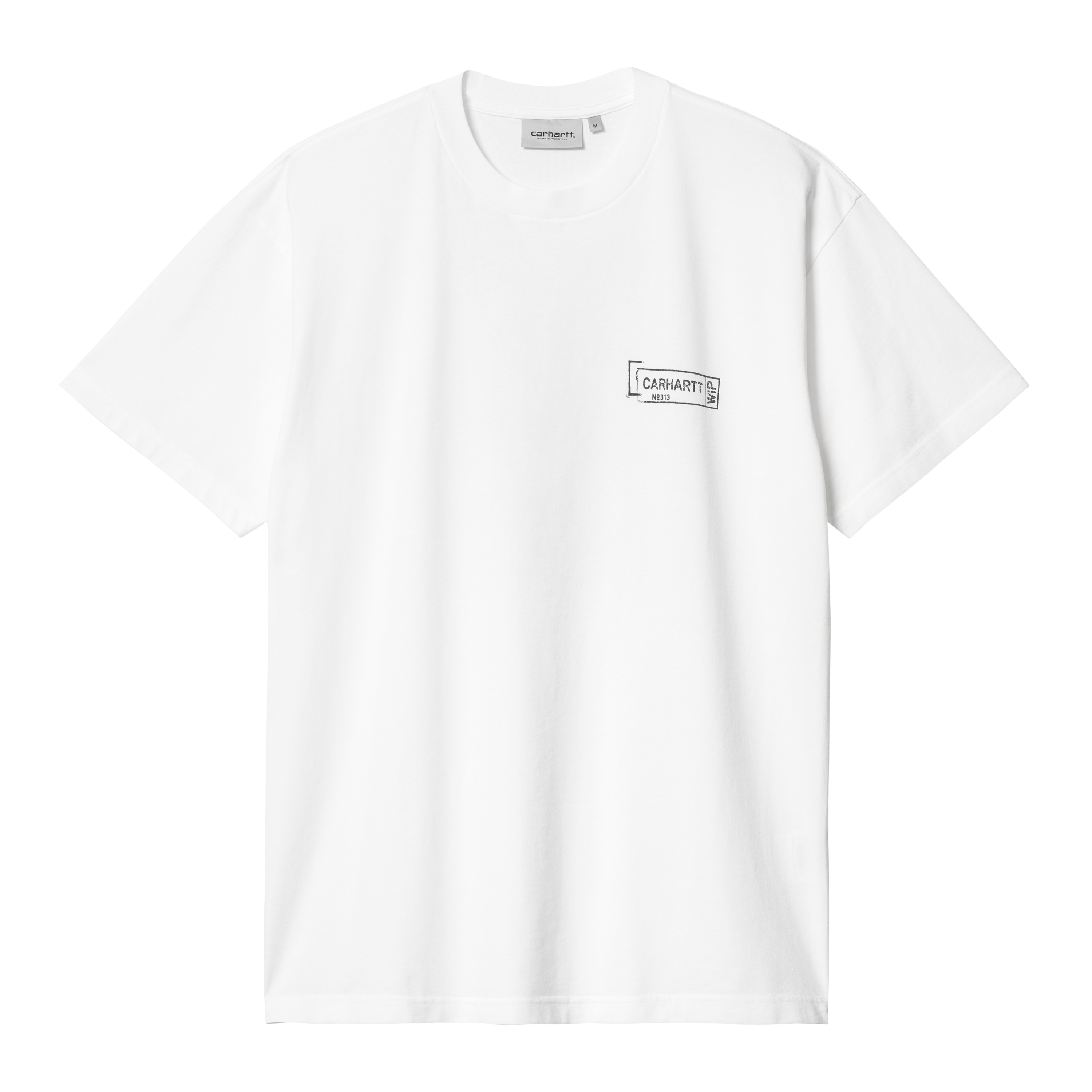 Carhartt WIP Short Sleeve Stamp T-Shirt en Blanco