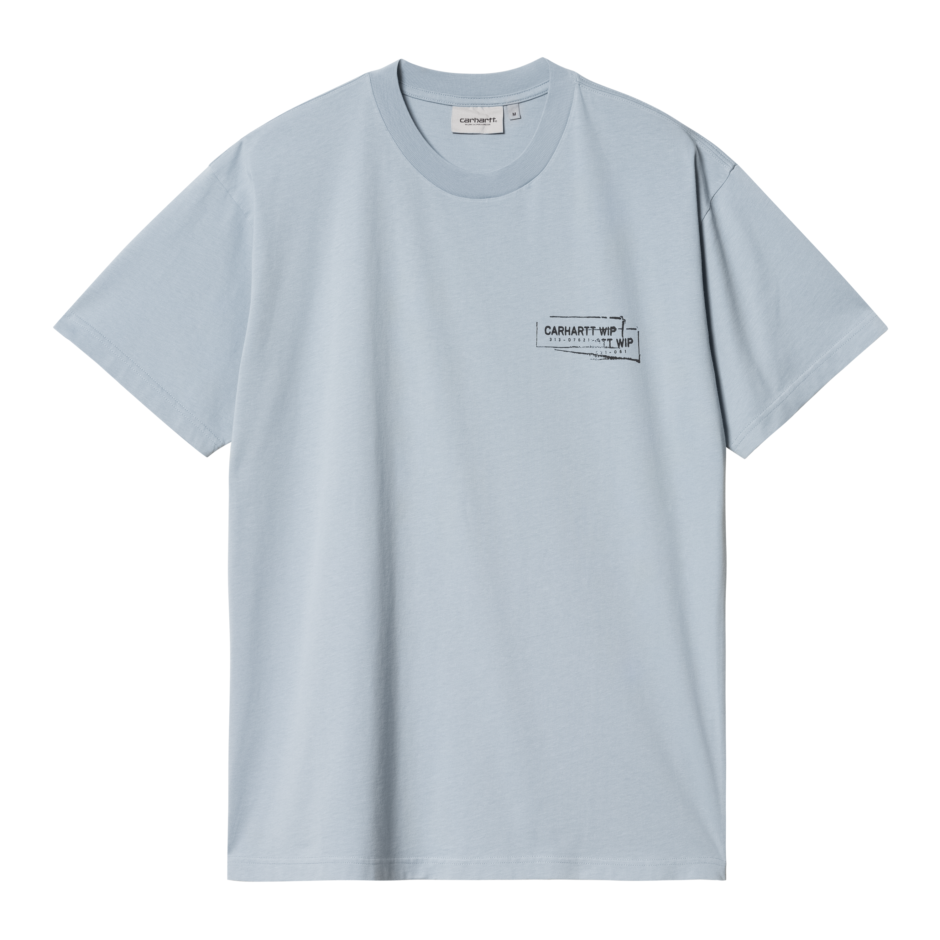 Carhartt WIP Short Sleeve Stamp T-Shirt in Blue