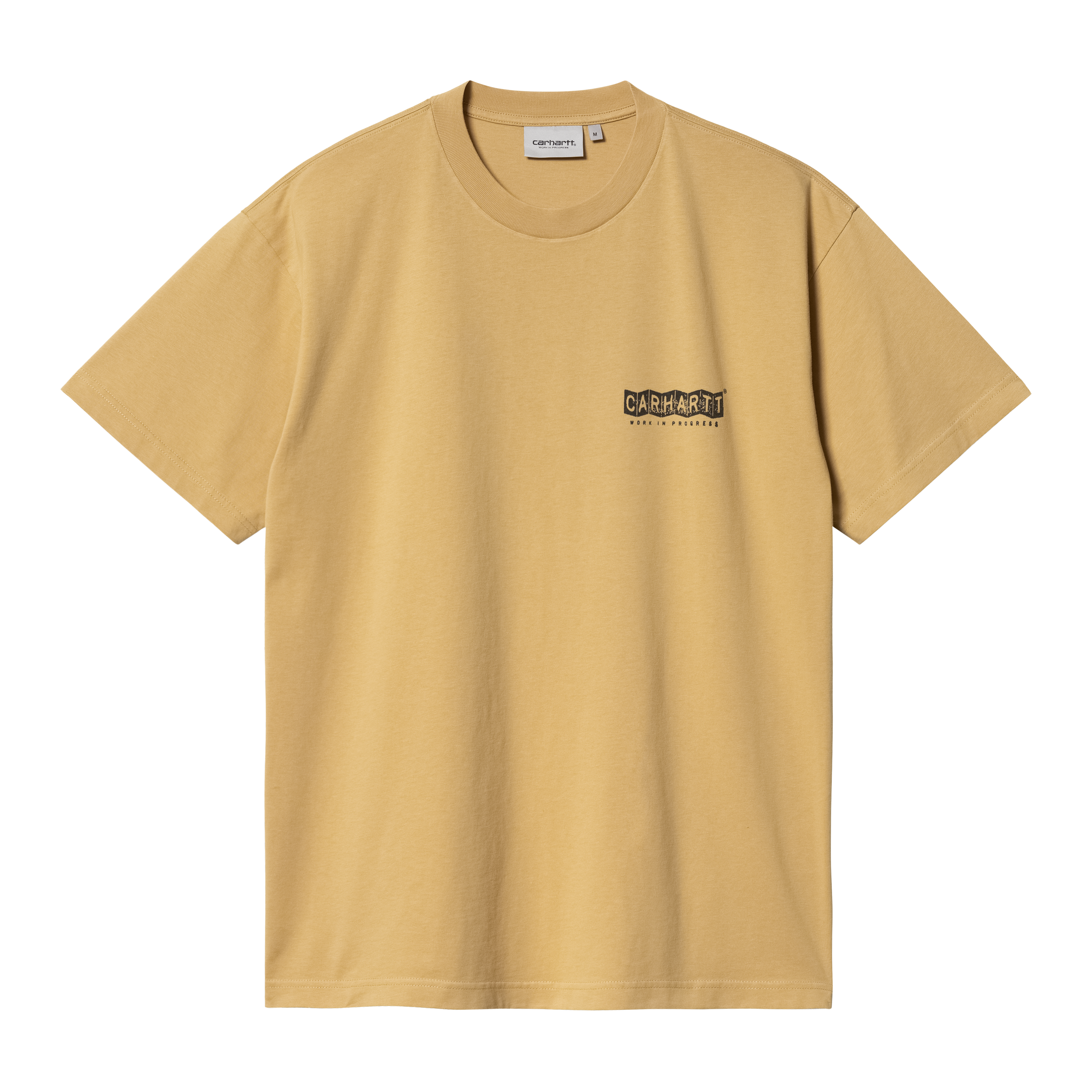 Carhartt WIP Short Sleeve Stamp T-Shirt in Beige