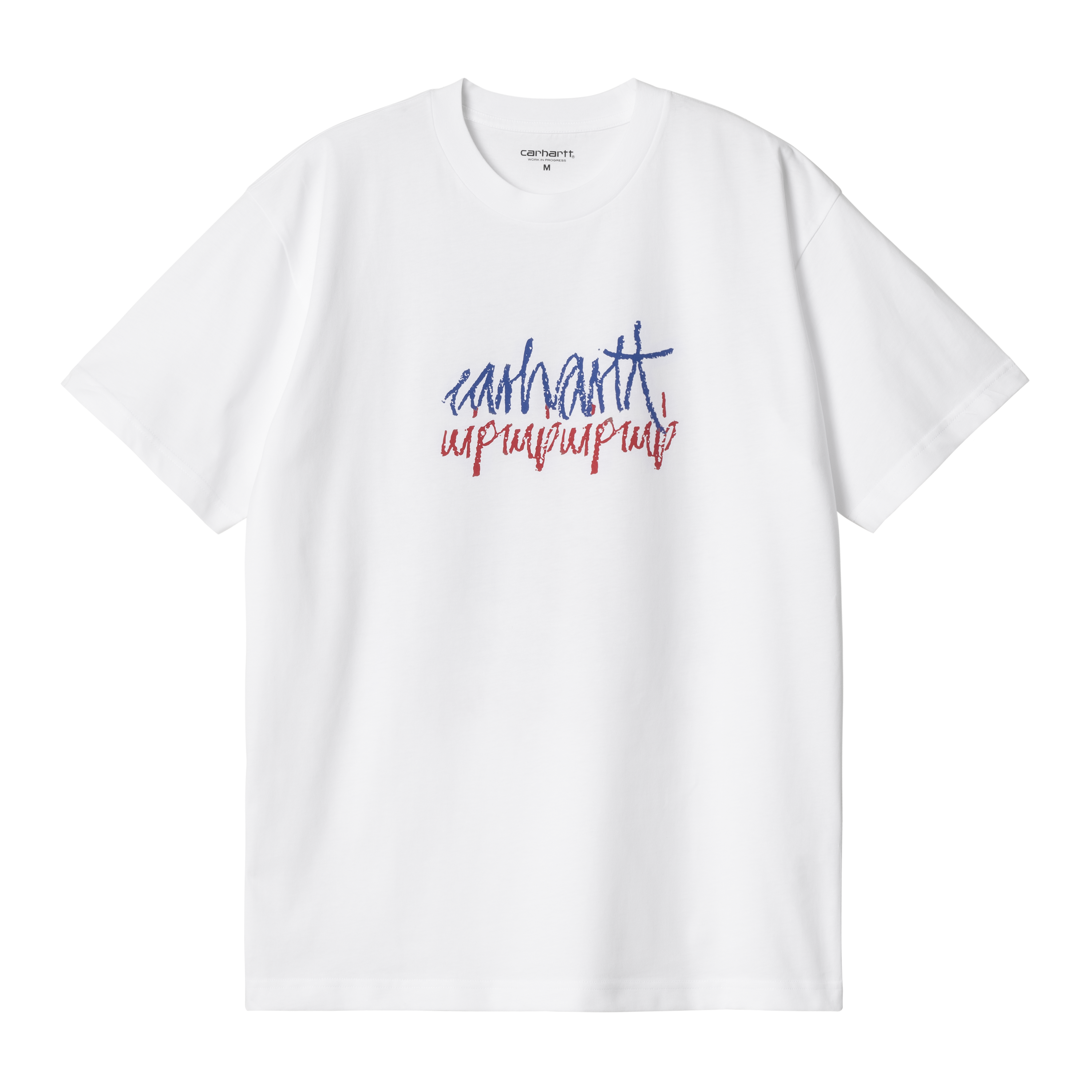 Carhartt WIP Short Sleeve Stereo T-Shirt in Bianco