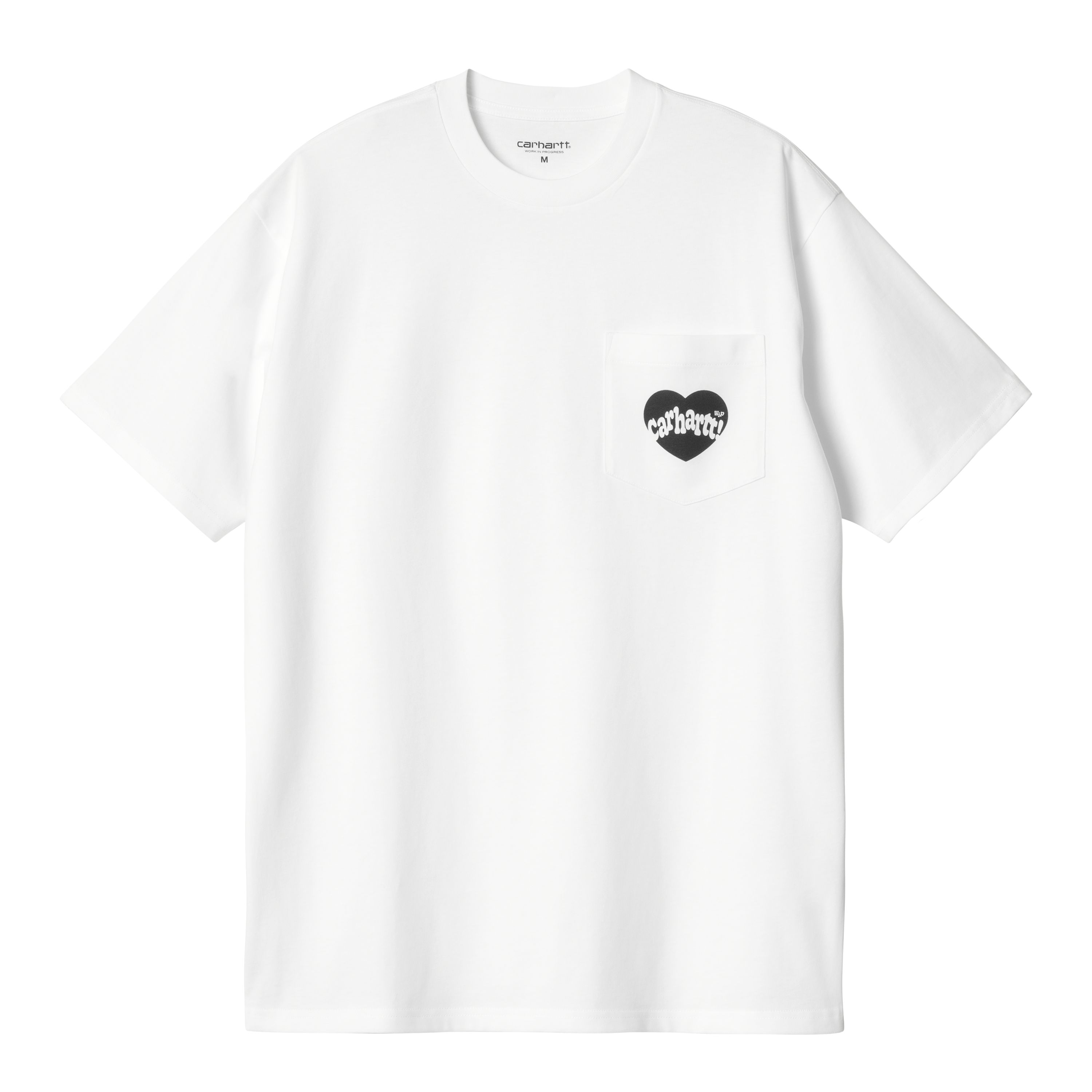 Carhartt WIP Short Sleeve Amour Pocket T-Shirt en Blanco