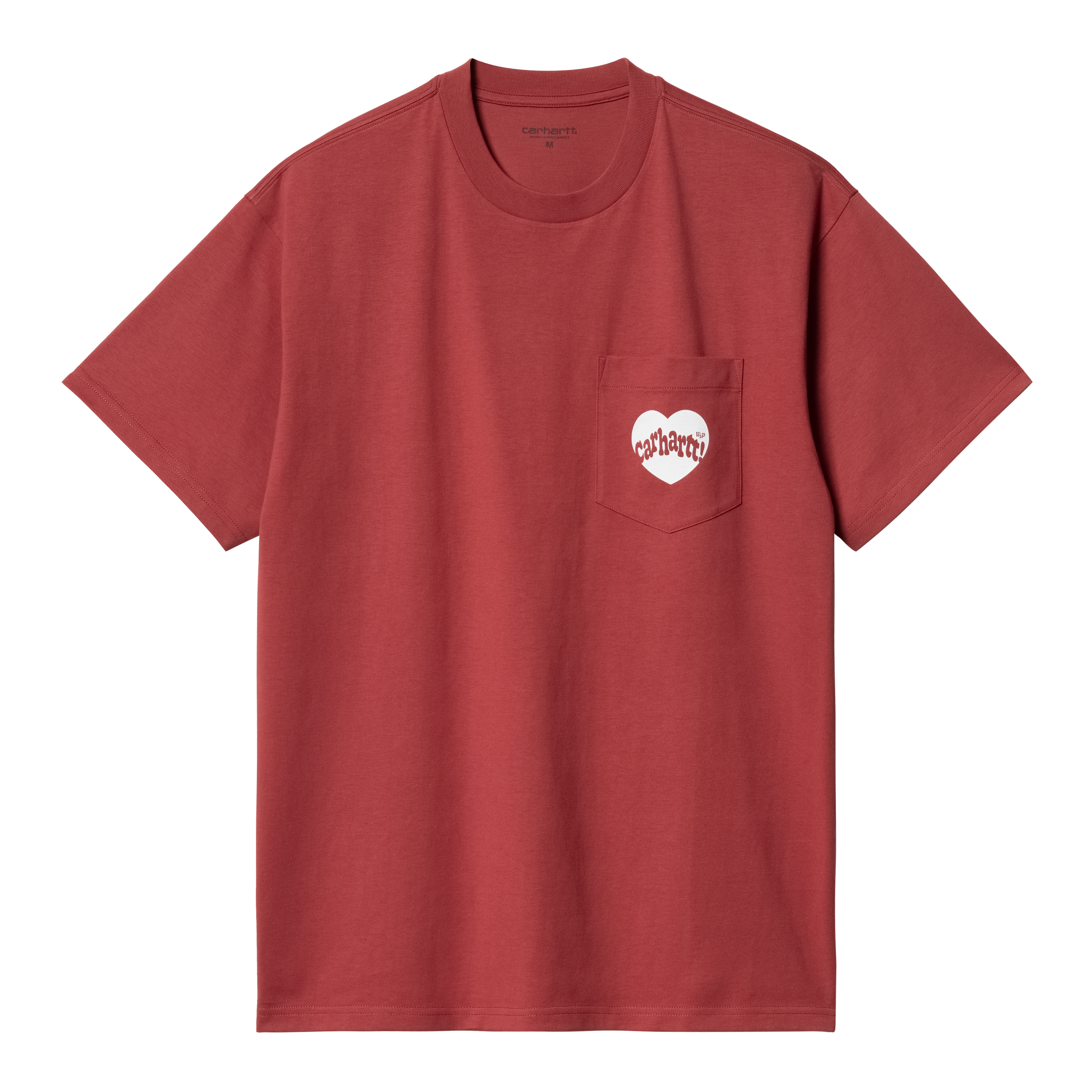 Carhartt WIP Short Sleeve Amour Pocket T-Shirt in Rot