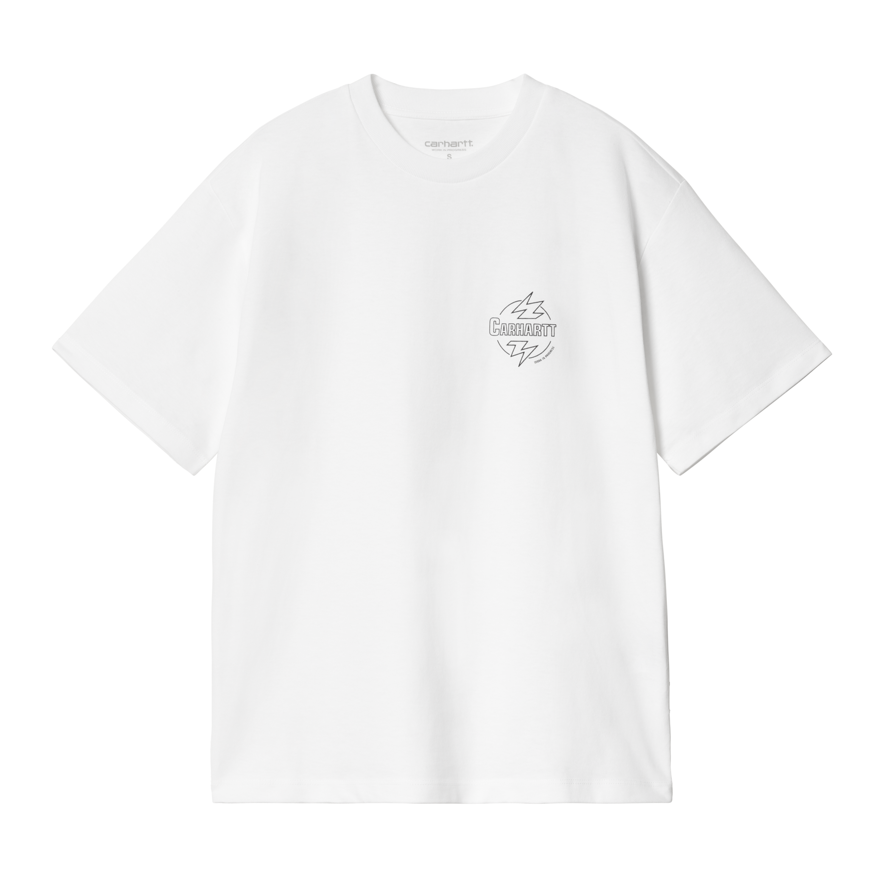 Carhartt WIP Women’s Short Sleeve Ablaze T-Shirt en Blanco