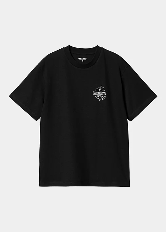 Carhartt WIP Women’s Short Sleeve Ablaze T-Shirt en Negro