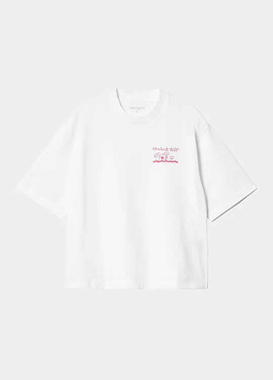 Carhartt WIP Women’s Short Sleeve Kainosho T-Shirt en Blanco