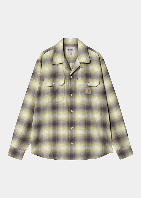 Carhartt WIP Long Sleeve Blanchard Shirt in Gelb