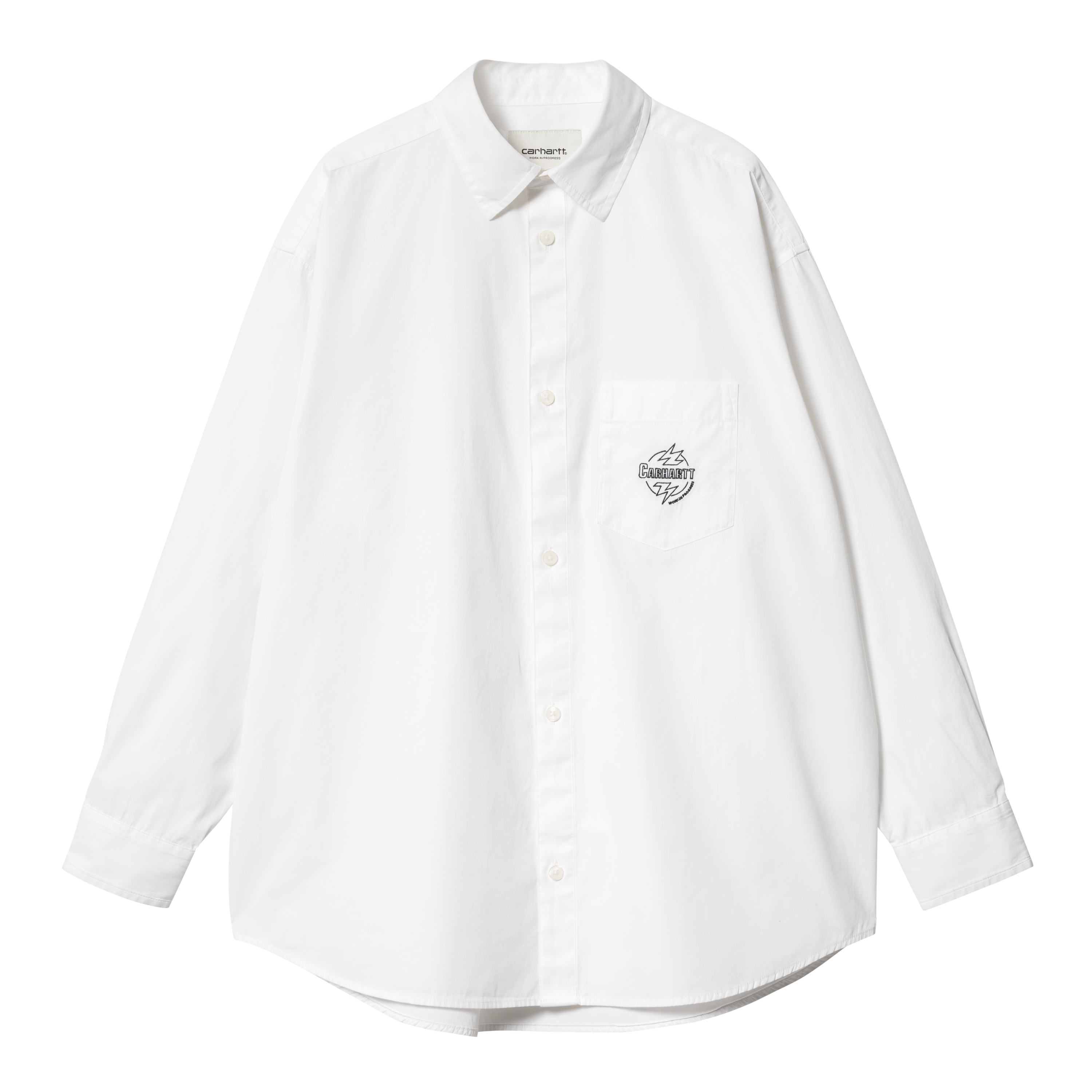 Carhartt WIP Women’s Long Sleeve Ablaze Shirt in Bianco