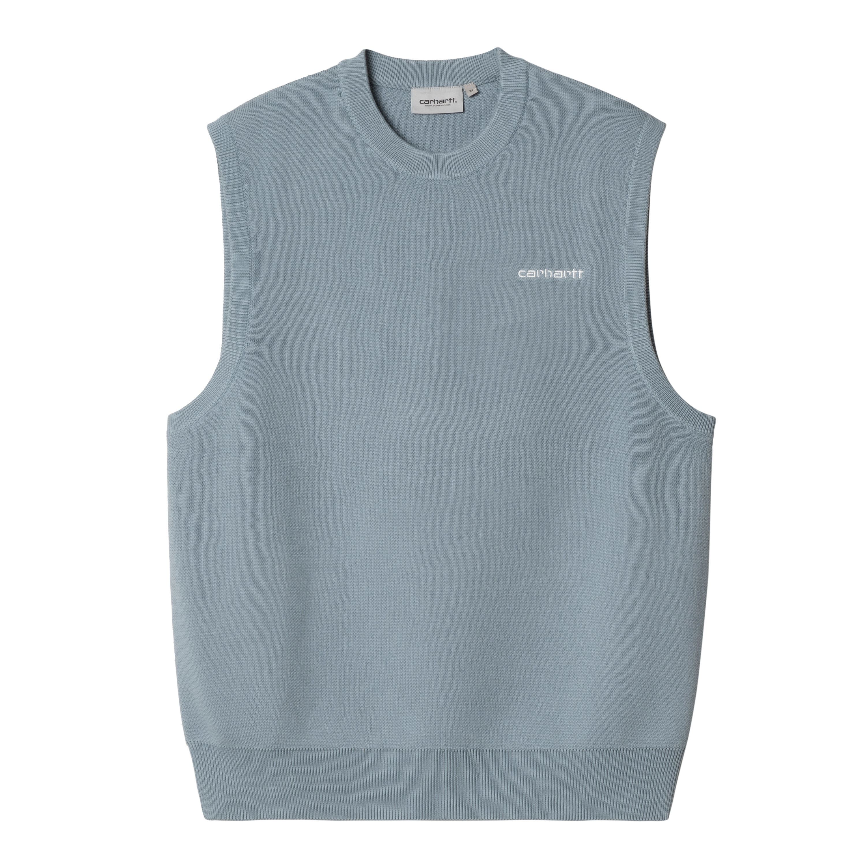 Carhartt WIP Script Vest Sweater in Blau