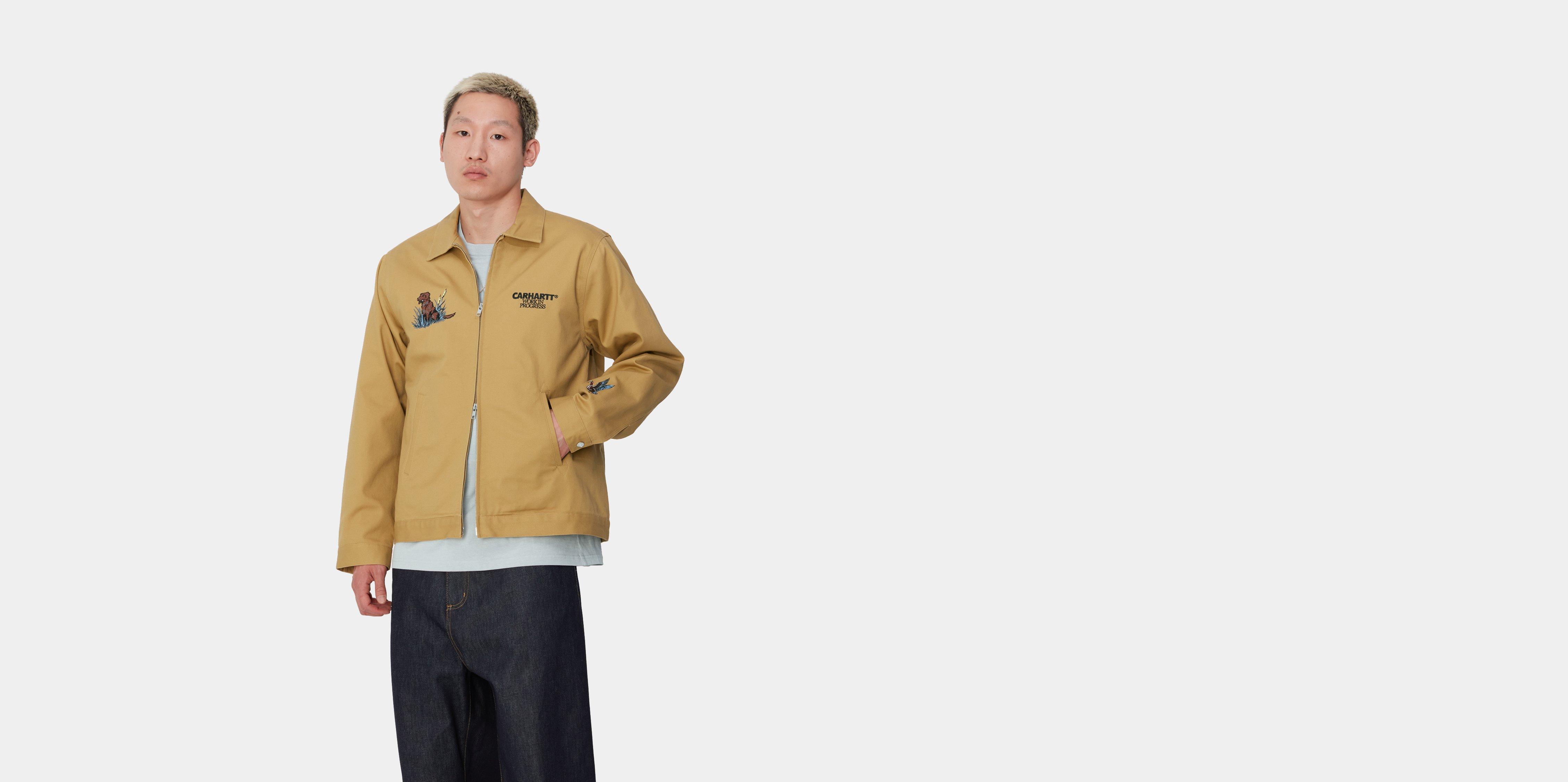 Carhartt jacket beige best sale