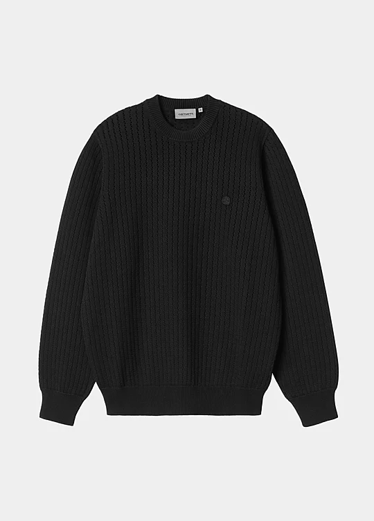 Carhartt WIP Calen Sweater in Schwarz