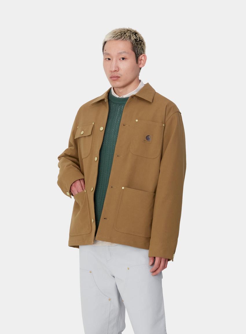 Carhartt WIP Artificial Suede Michigan Coat, Hamilton Brown Carhartt WIP Artificial Suede Michigan Coat, Hamilton Brown