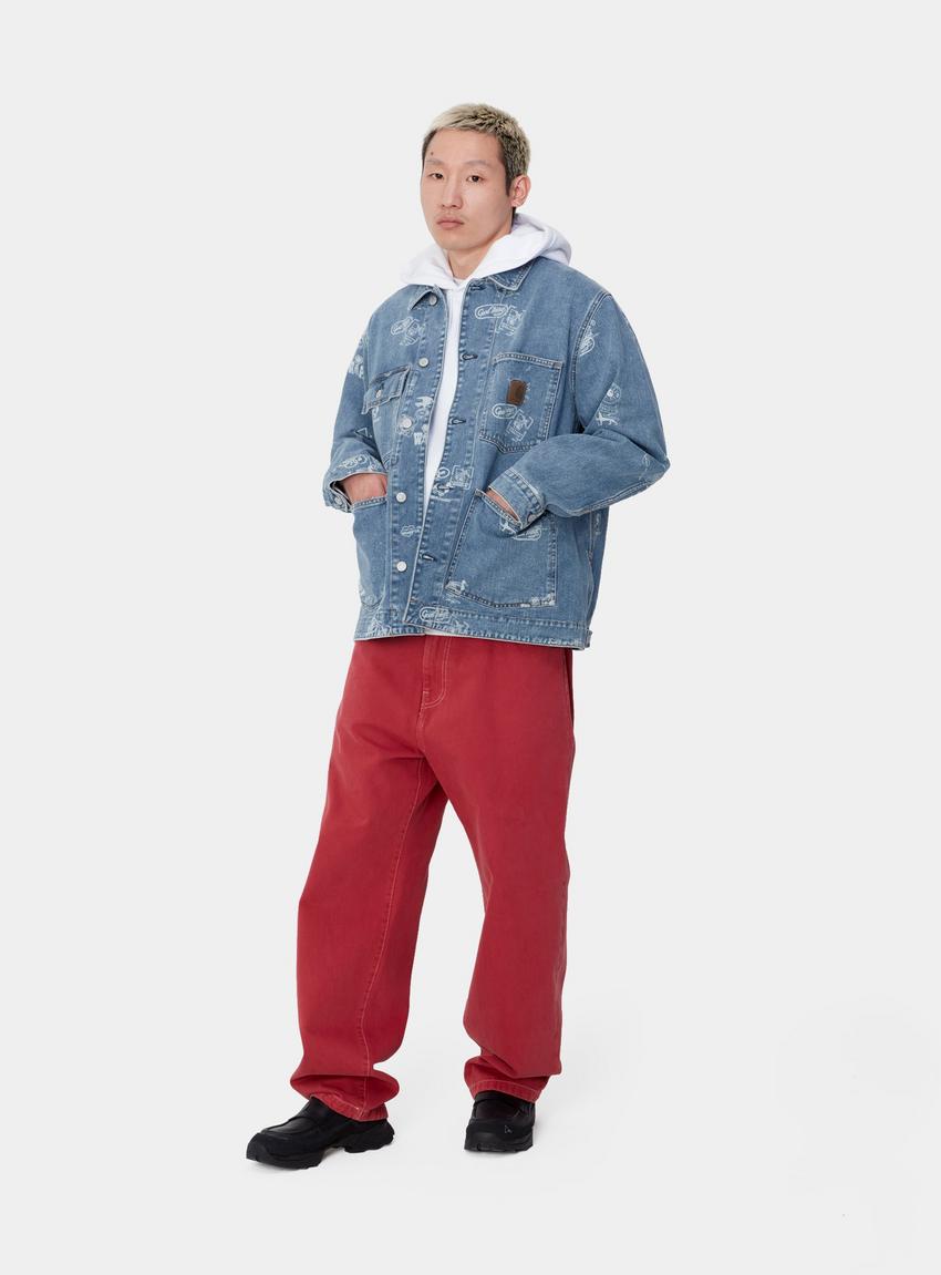 Carhartt WIP Stamp Jacket, Stamp Print, Blue | Official Carhartt WIP Stamp Jacket, Stamp Print, Blue | Official