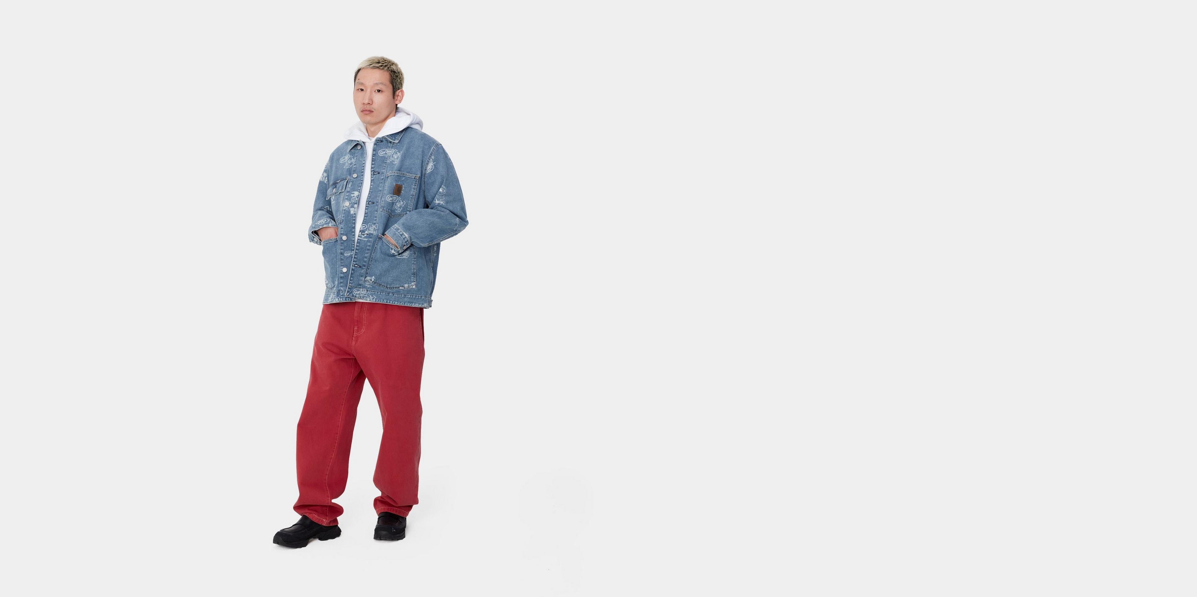 Carhartt WIP Stamp Jacket, Stamp Print, Blue | Official