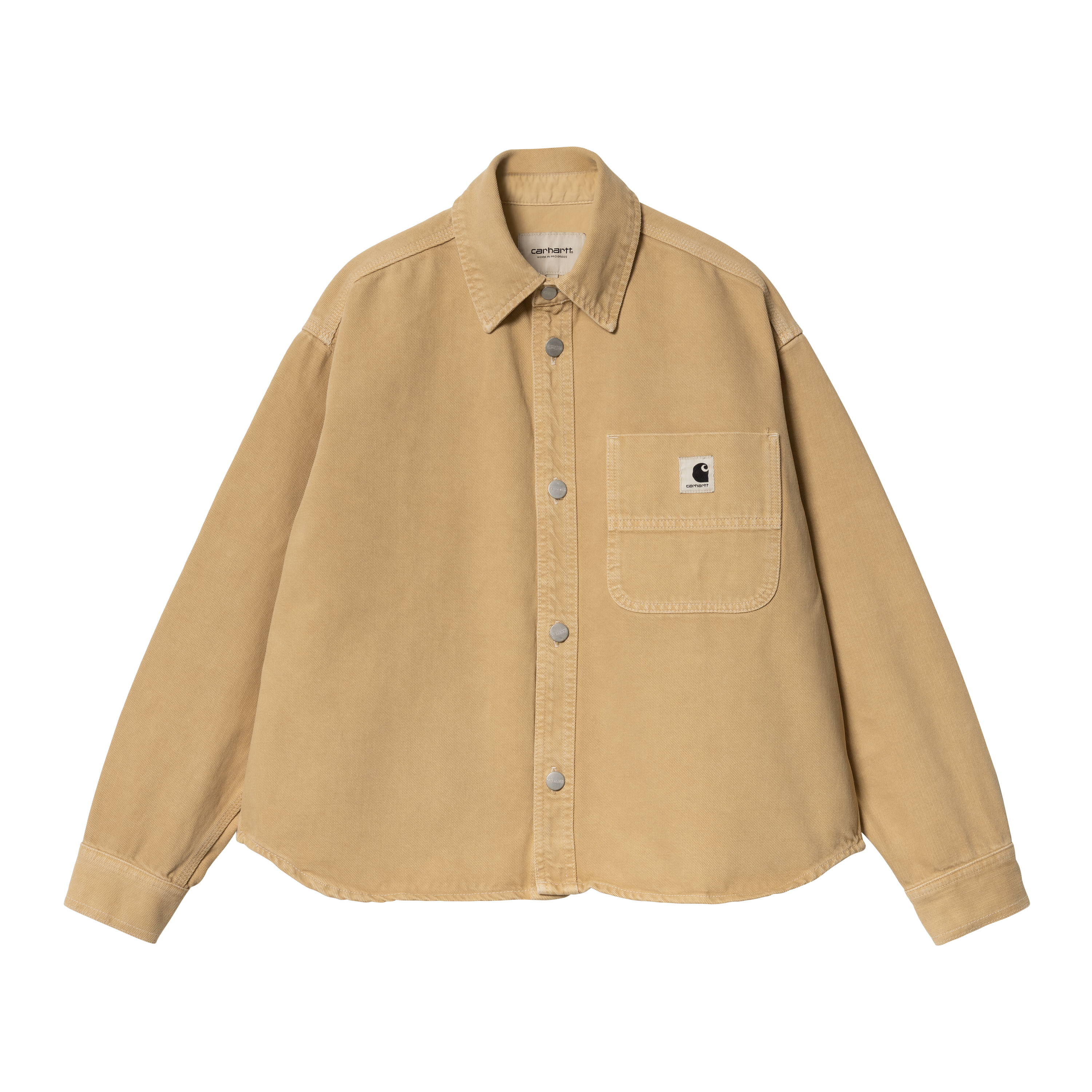 Carhartt WIP Women’s Georgia Shirt Jac in Beige