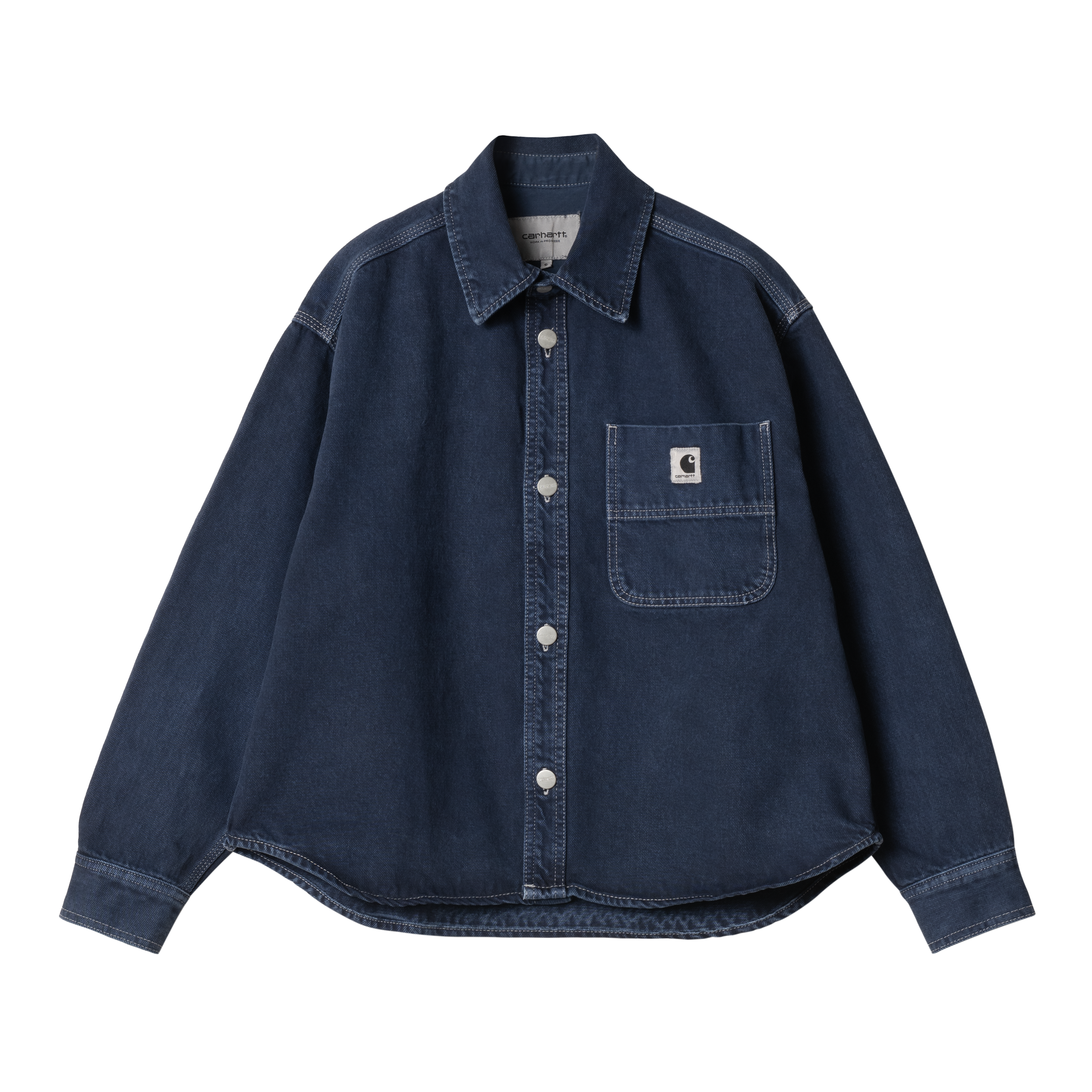 Carhartt WIP Women’s Georgia Shirt Jac in Blu