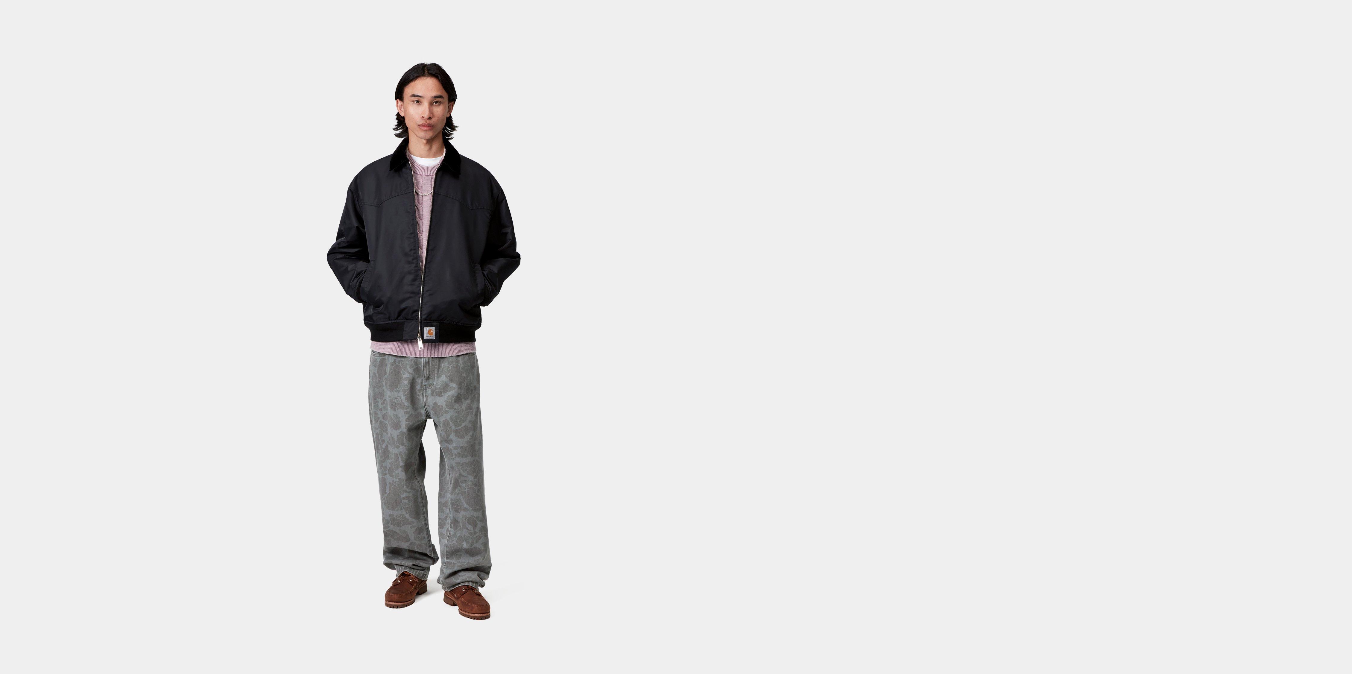 Carhartt WIP Duck Landon Pant, Camo Duck, Black | Official