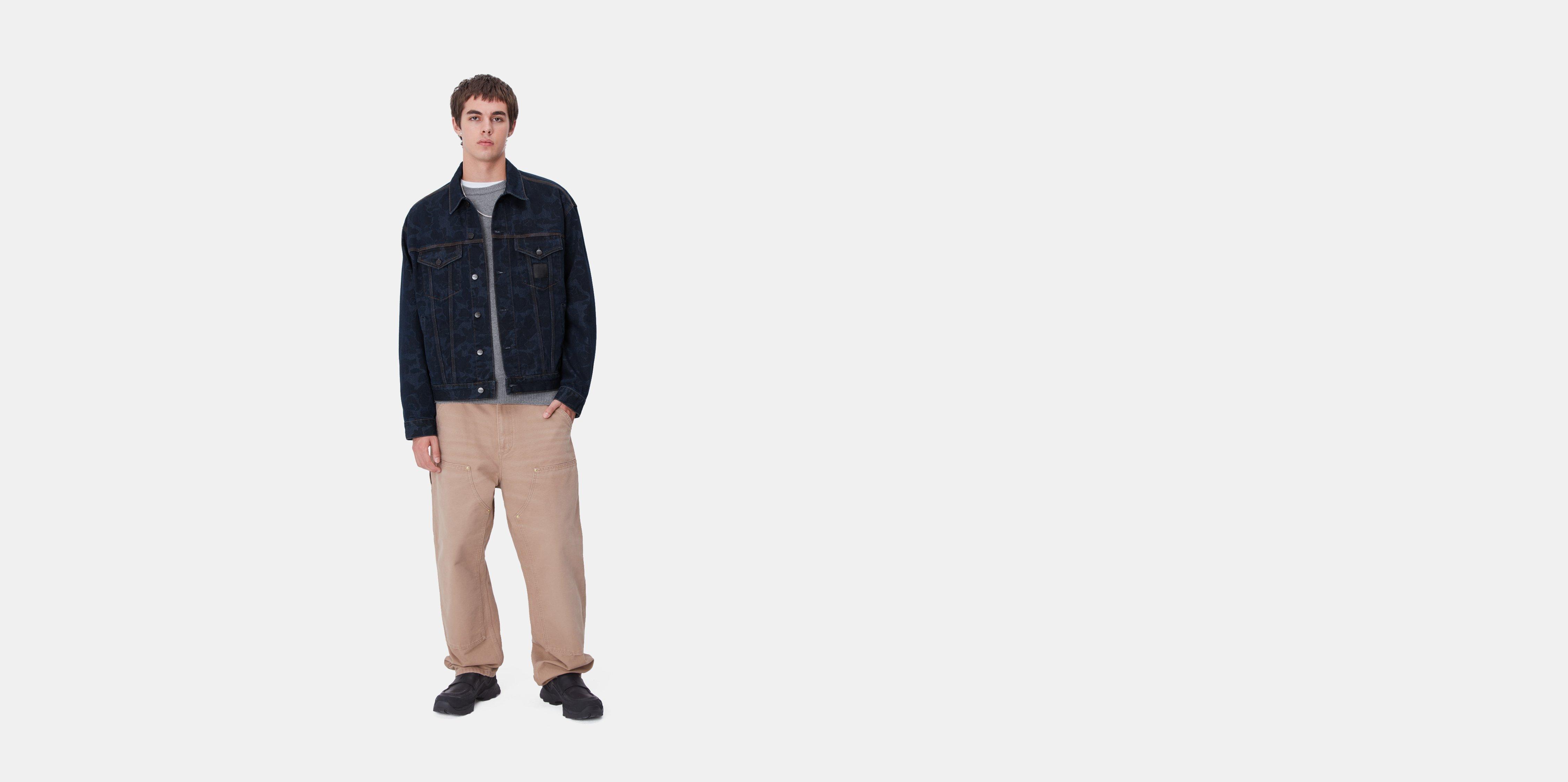 Carhartt WIP Duck Helston Jacket, Camo Duck, Blue | Official