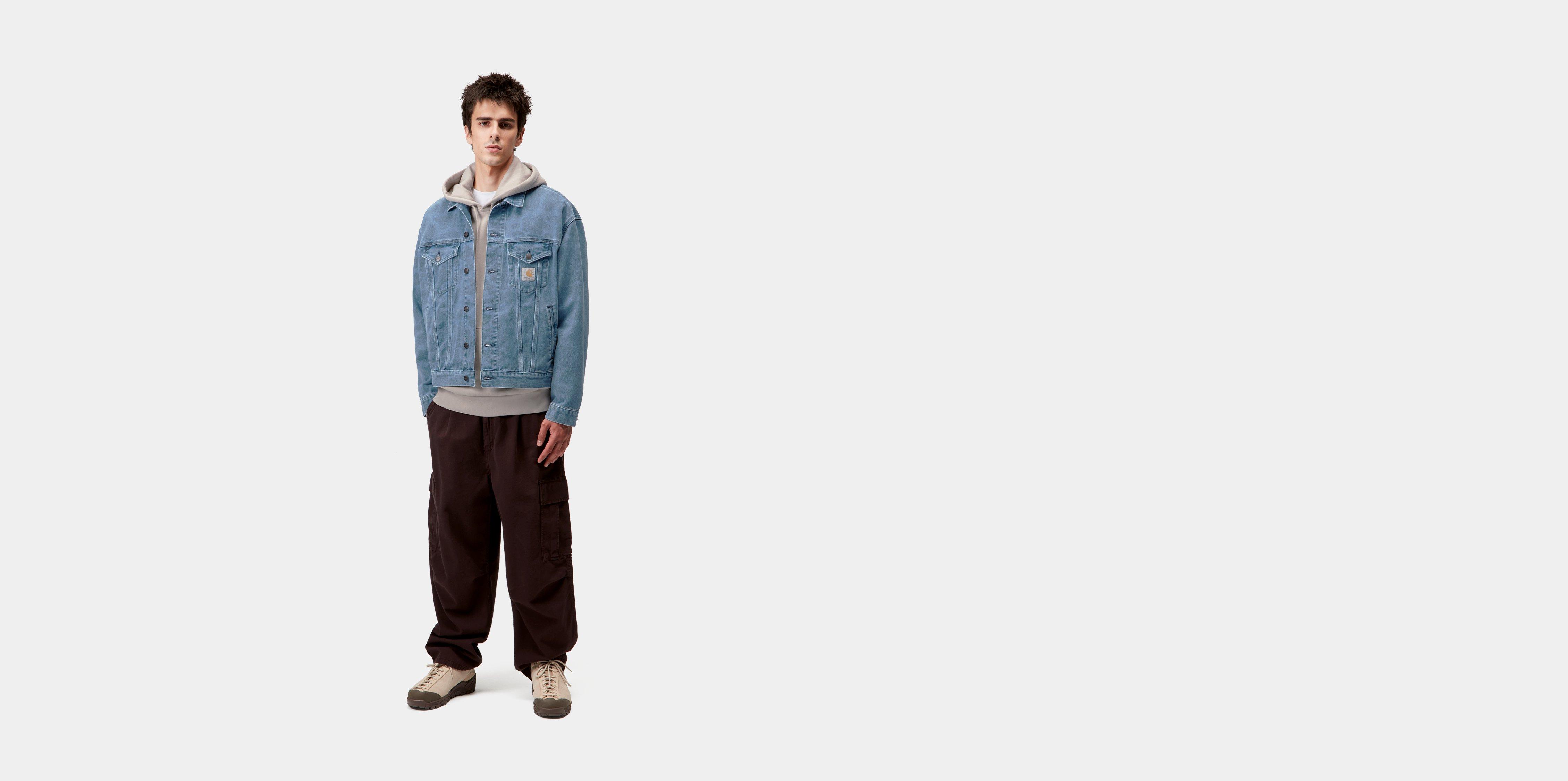 Carhartt WIP Duck Helston Jacket, Camo Duck, Blue | Official