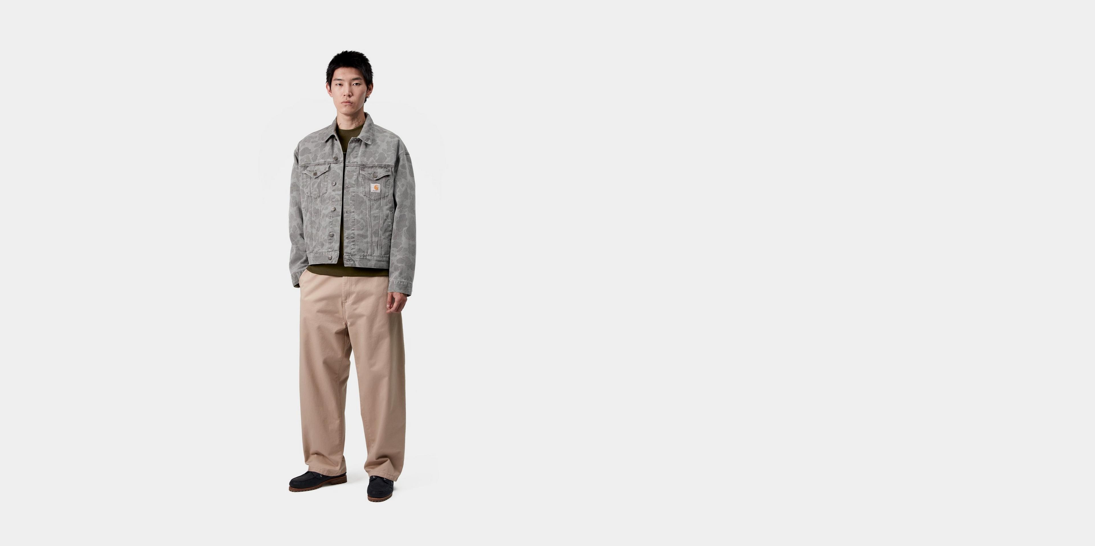 Carhartt WIP Duck Helston Jacket, Camo Duck, Black