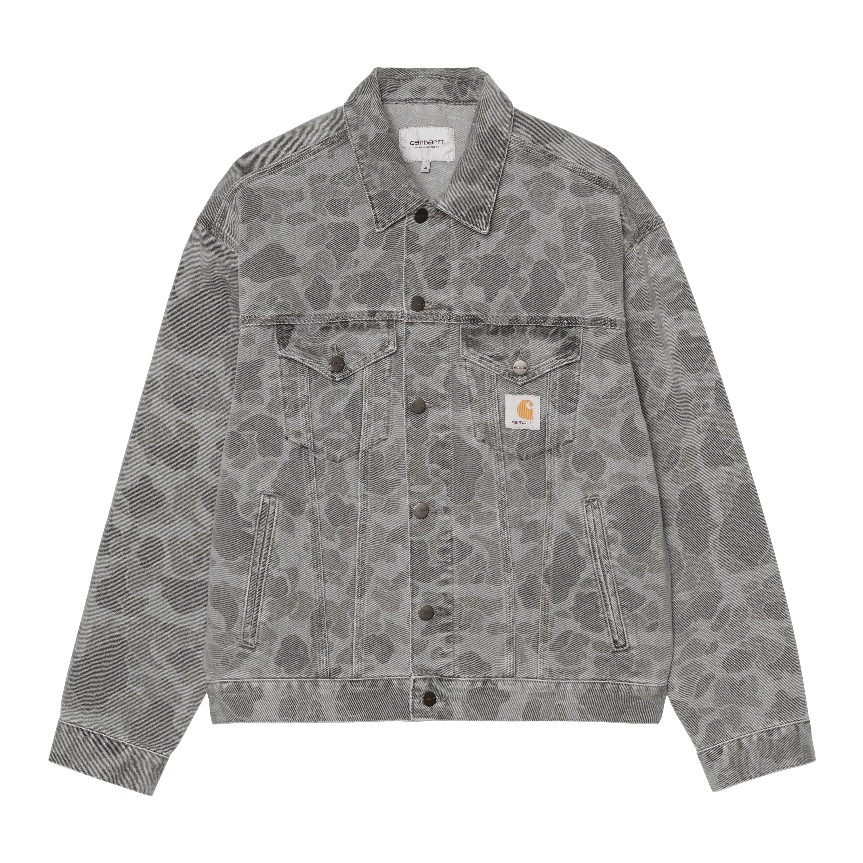 Carhartt WIP DUCK DETROIT JACKET カモ柄 S Carhartt WIP Duck Detroit Jacket, Camo Duck, Green