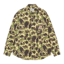 シャツ CARHARTT L/S DUCK SHIRT SA477 Carhartt WIP L/S Duck Shirt, Camo Duck, Green | Official