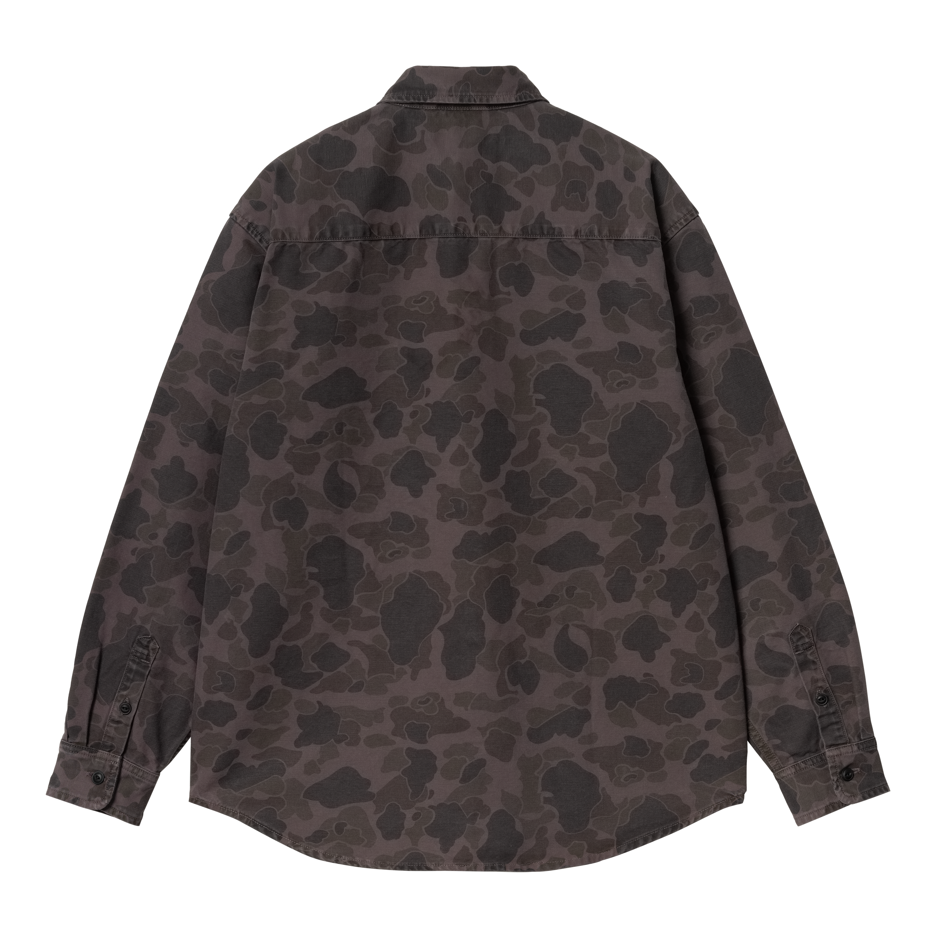 Carhartt WIP L/S Duck Shirt, Camo Duck, Green / Graphite | Official Online  Store