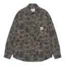 Carhartt WIP L/S Duck Shirt, Camo Duck, Green | Official