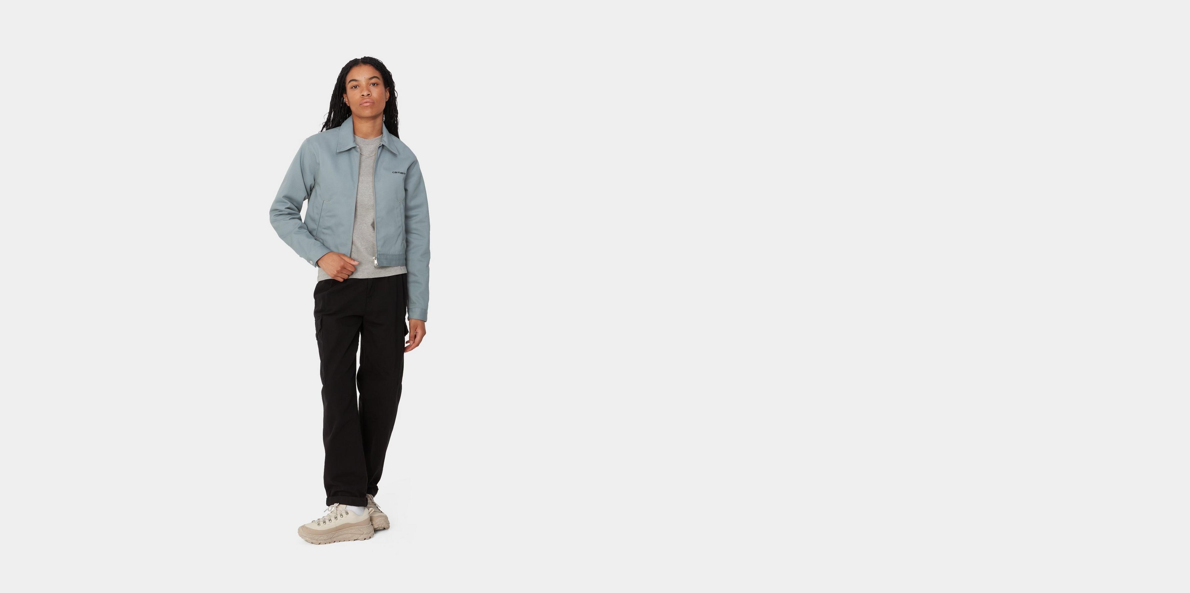 Carhartt WIP W' Module Script Jacket, Dove Grey / Black