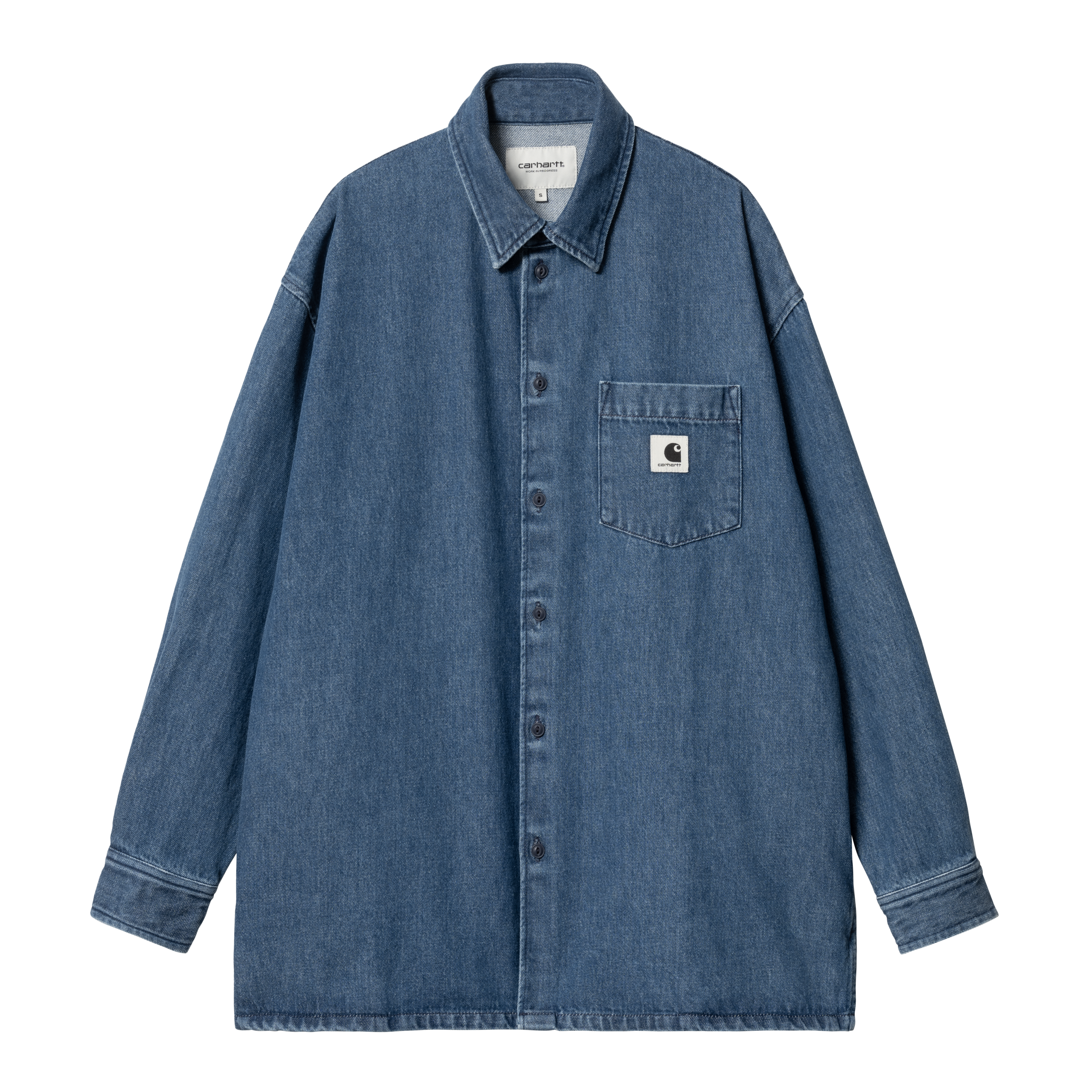 Carhartt WIP W Glennon Shirt Jac Blue Official Online Store