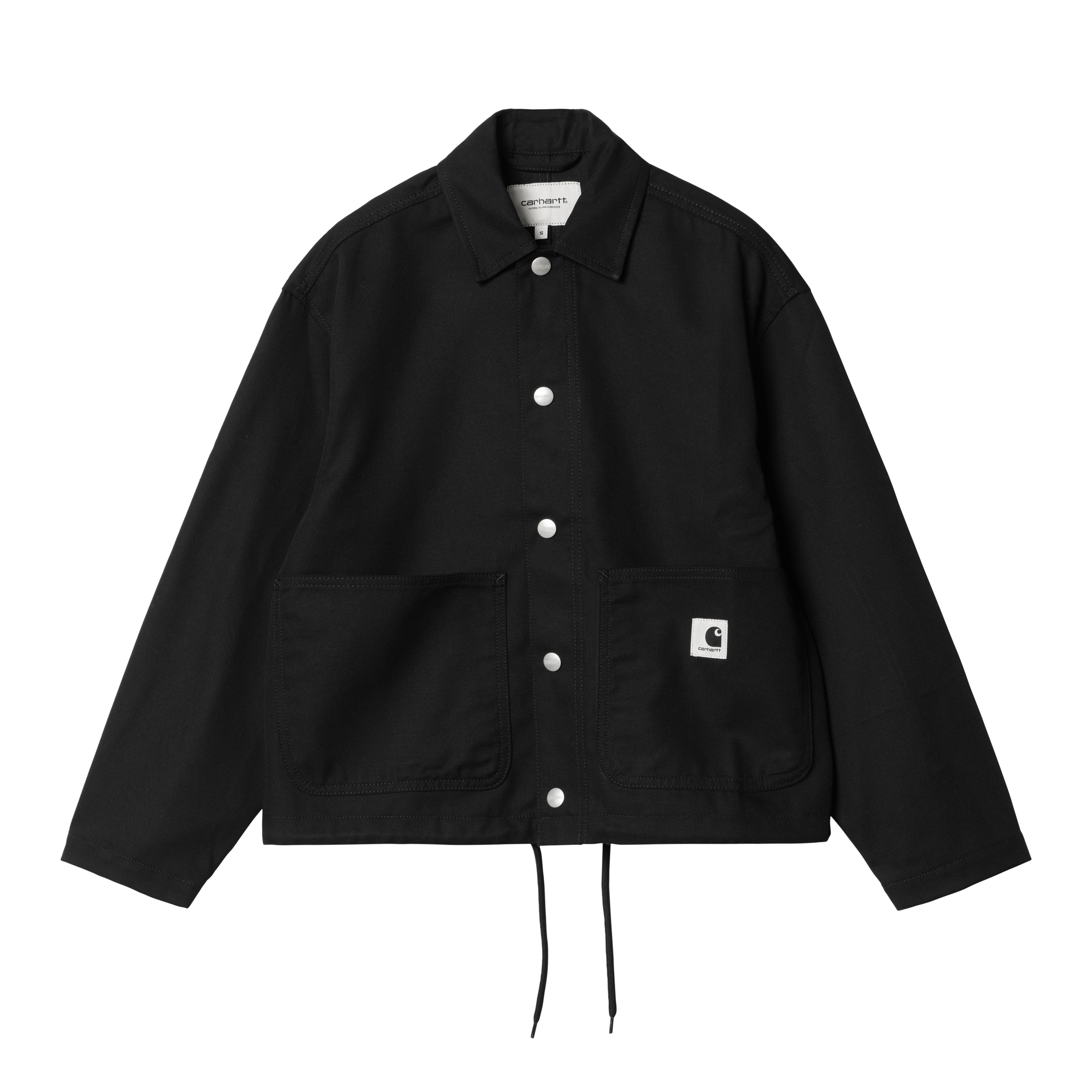 【超お得】CarharttWIP Manny Shirt Jac S Carhartt WIP Women's Simple Shirt Jac, Black | Officiële online Shop