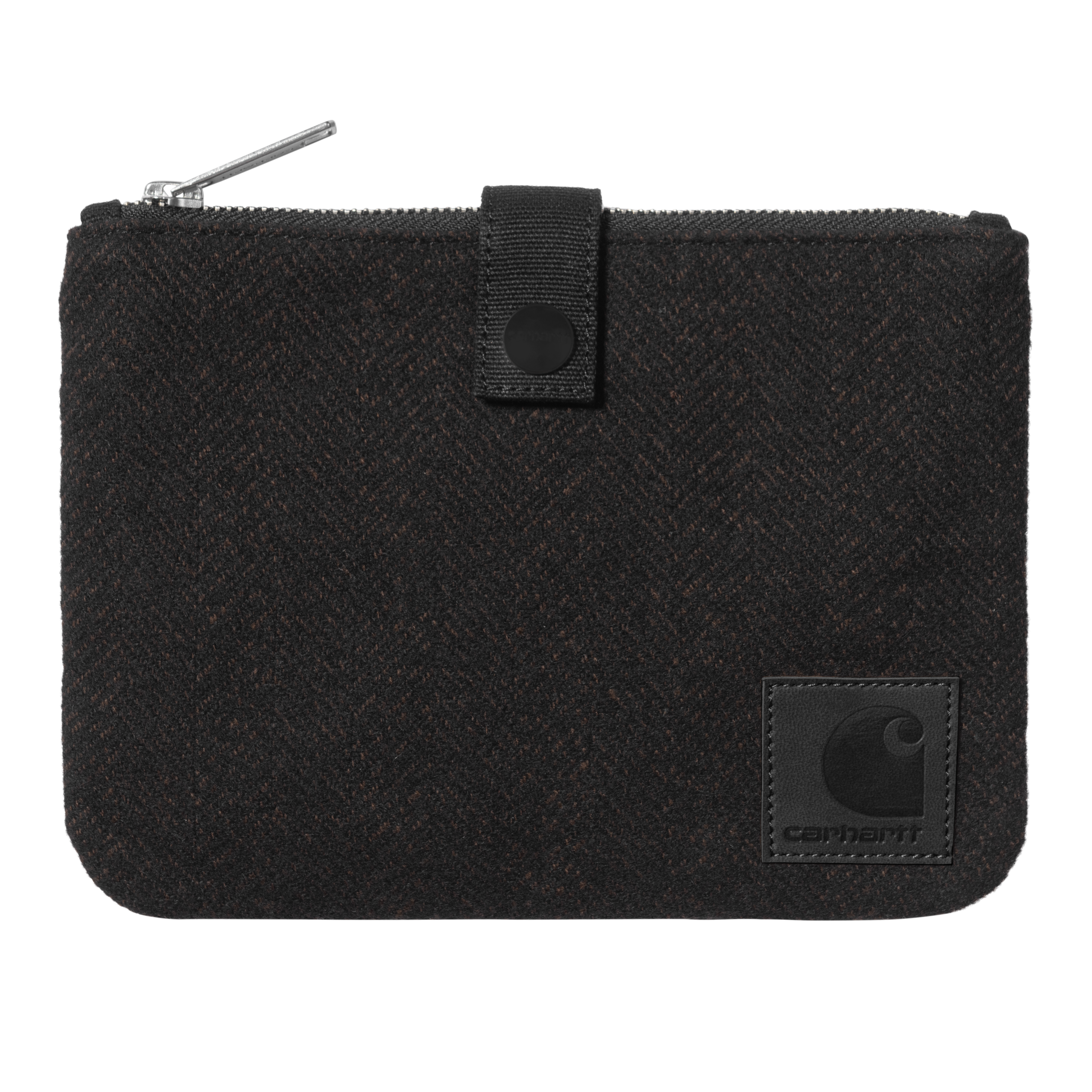 Carhartt WIP Truman Zip Wallet in Marrone