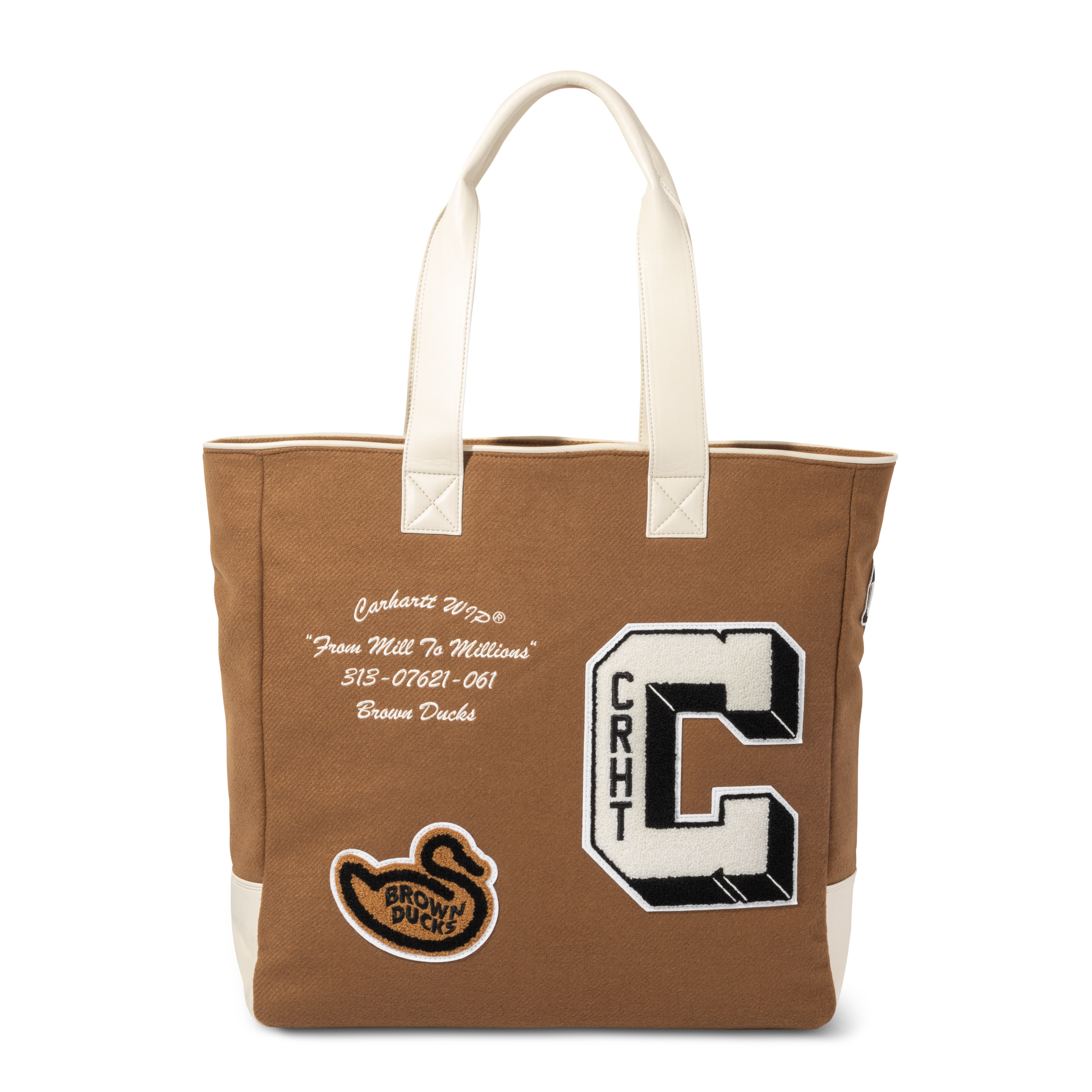 Carhartt WIP Brown Ducks Tote in Marrone