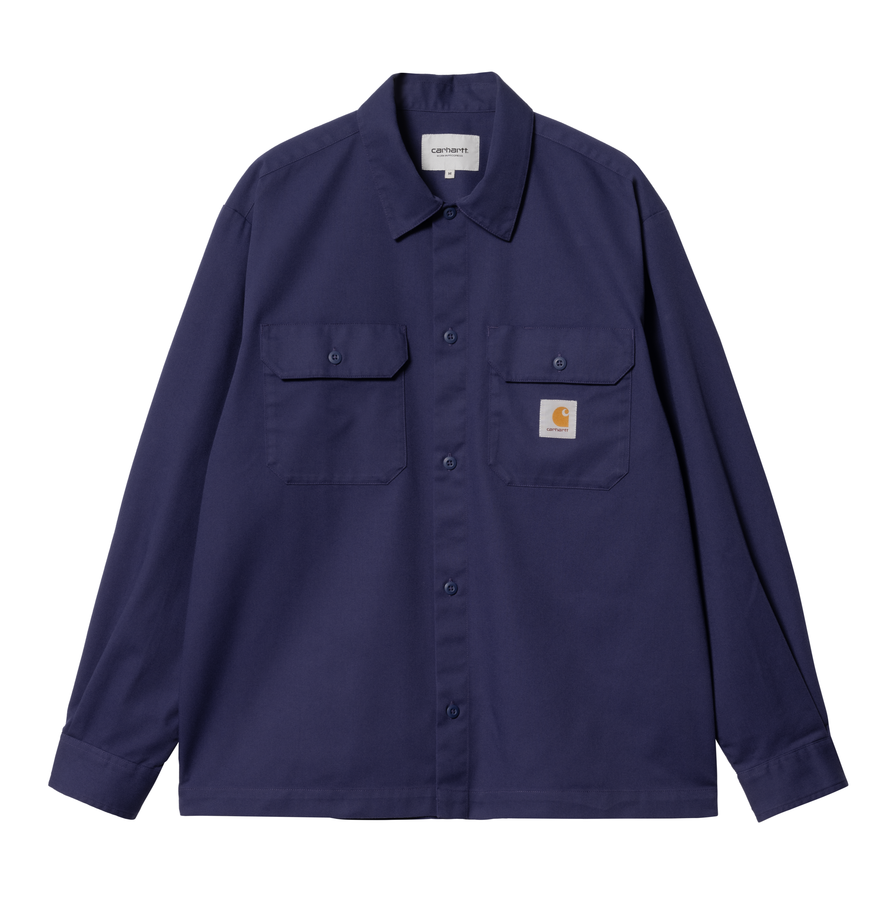 Carhartt WIP Long Sleeve Craft Shirt in Blu