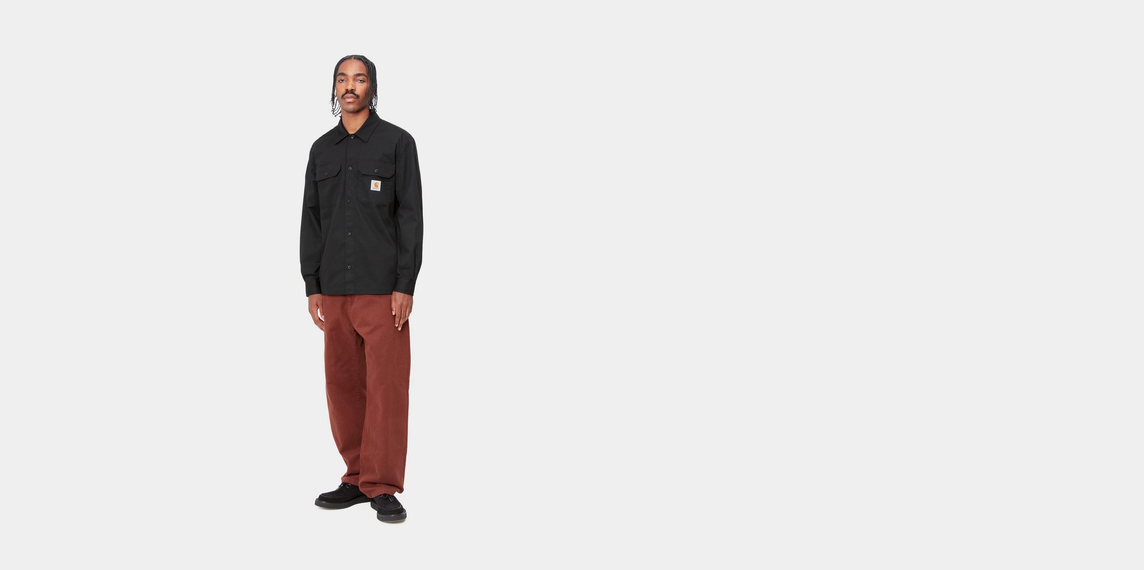 Carhartt WIP L/S Craft Shirt, Black | Official Online Store