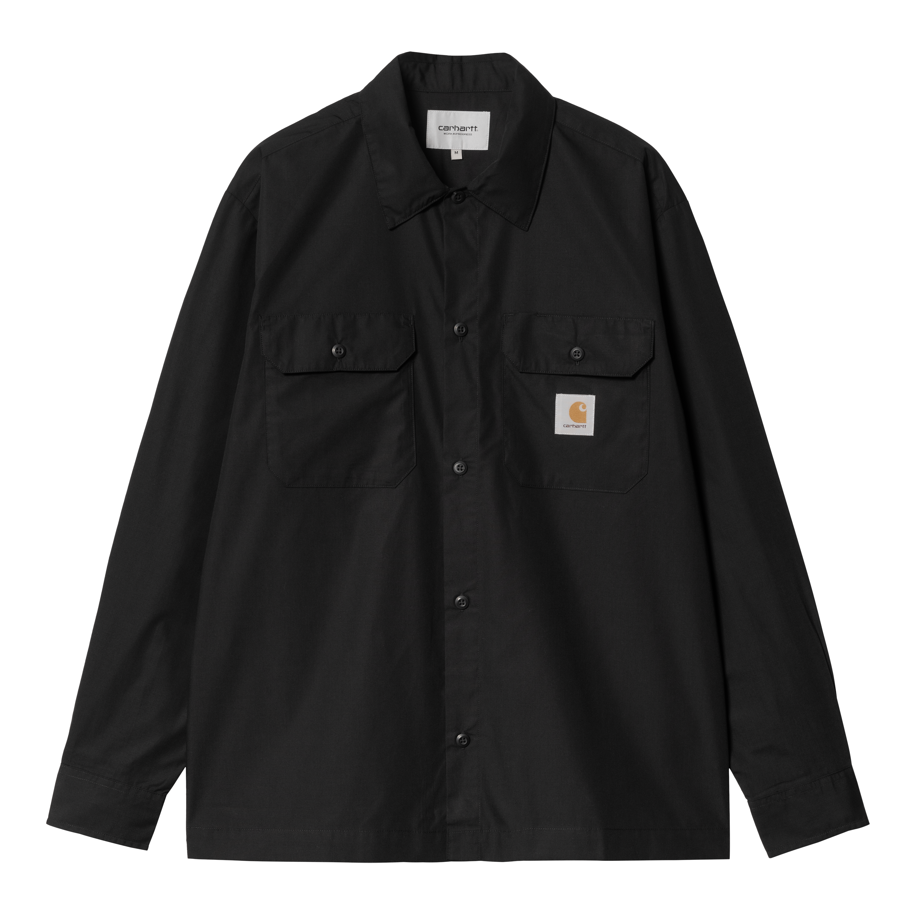 Carhartt WIP Long Sleeve Craft Shirt in Black