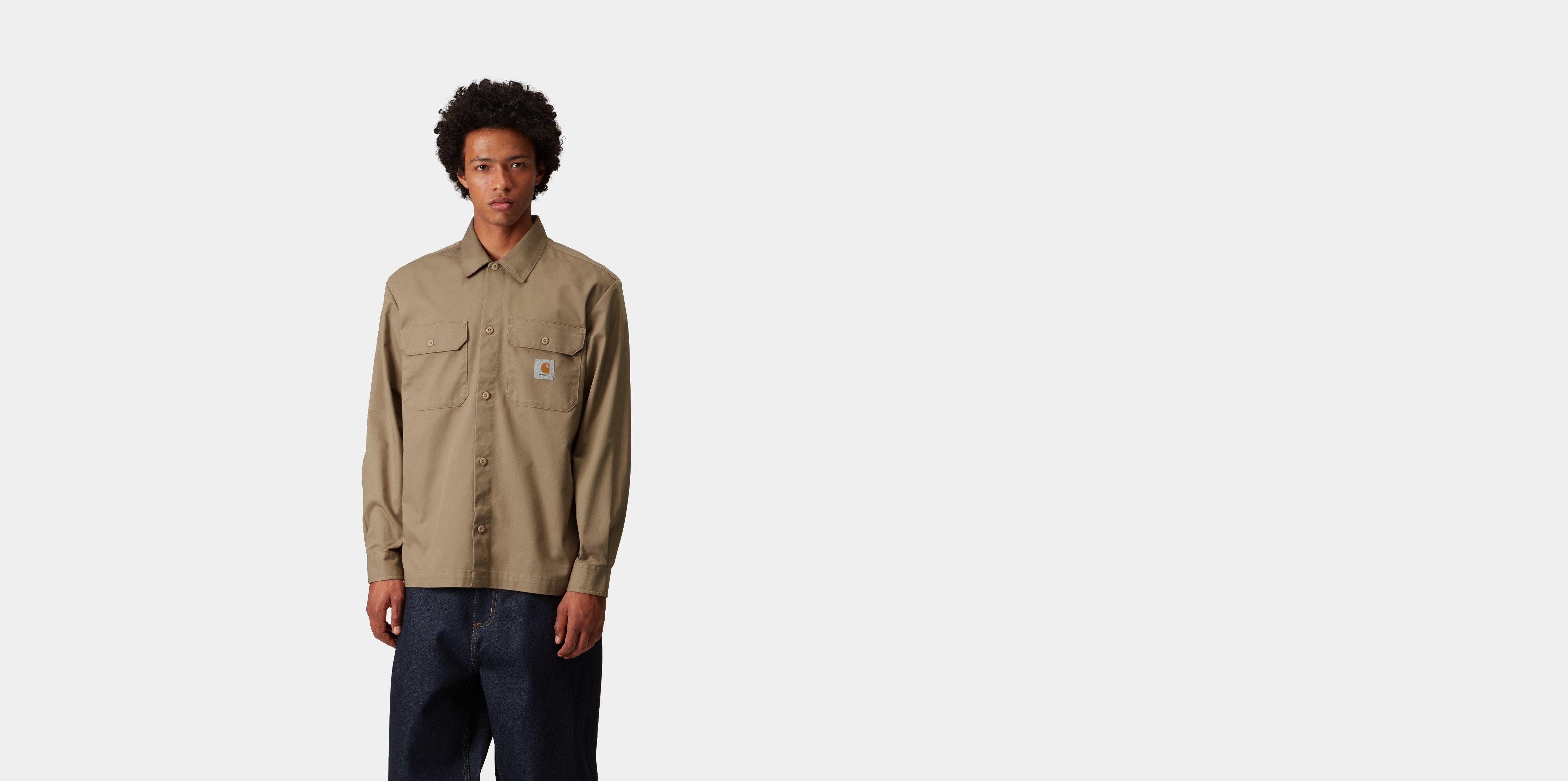 Carhartt WIP L/S Craft Shirt, Leather | Official Online Store