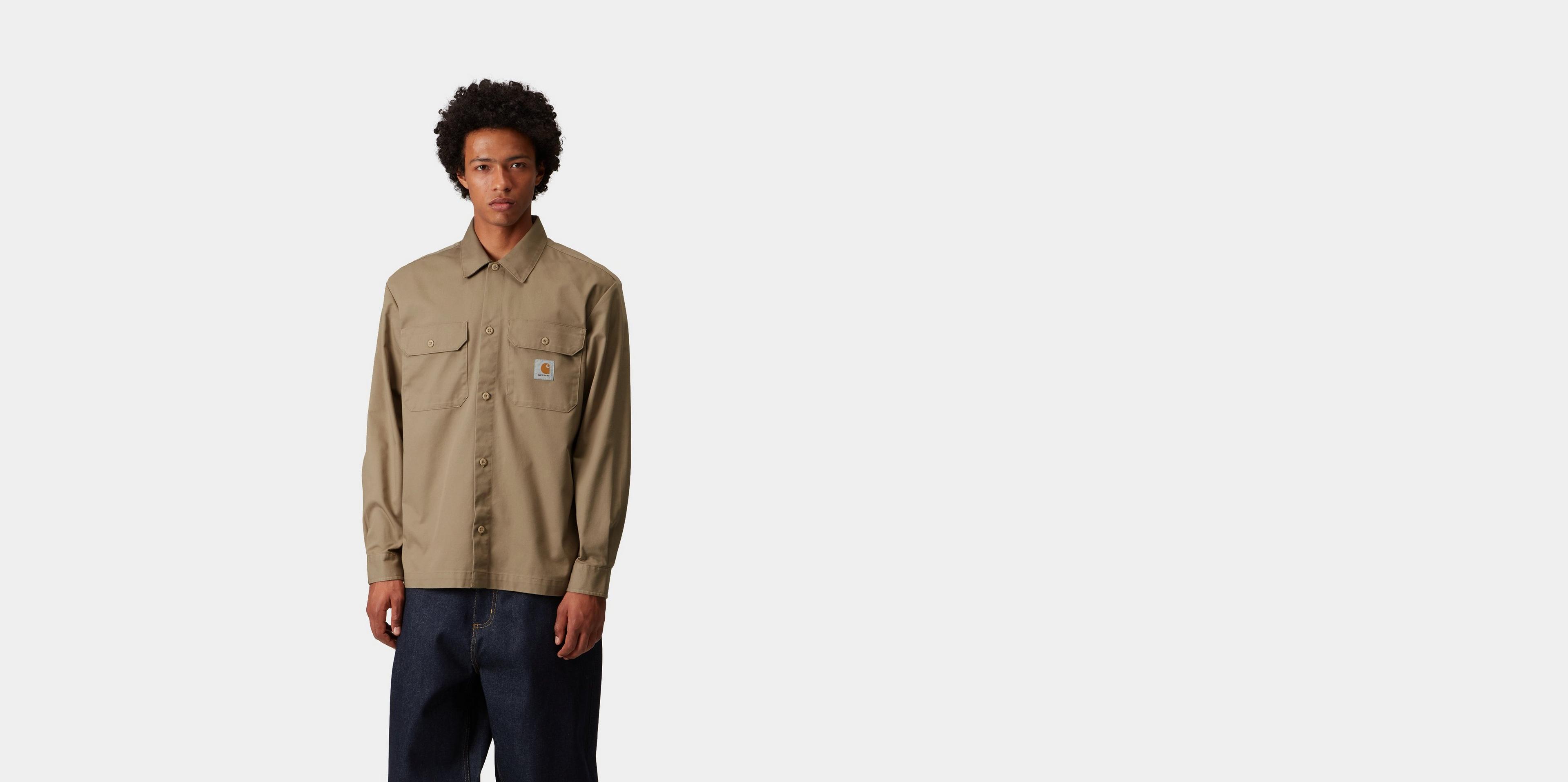 Carhartt WIP L/S Craft Shirt, Leather | Official Online Store