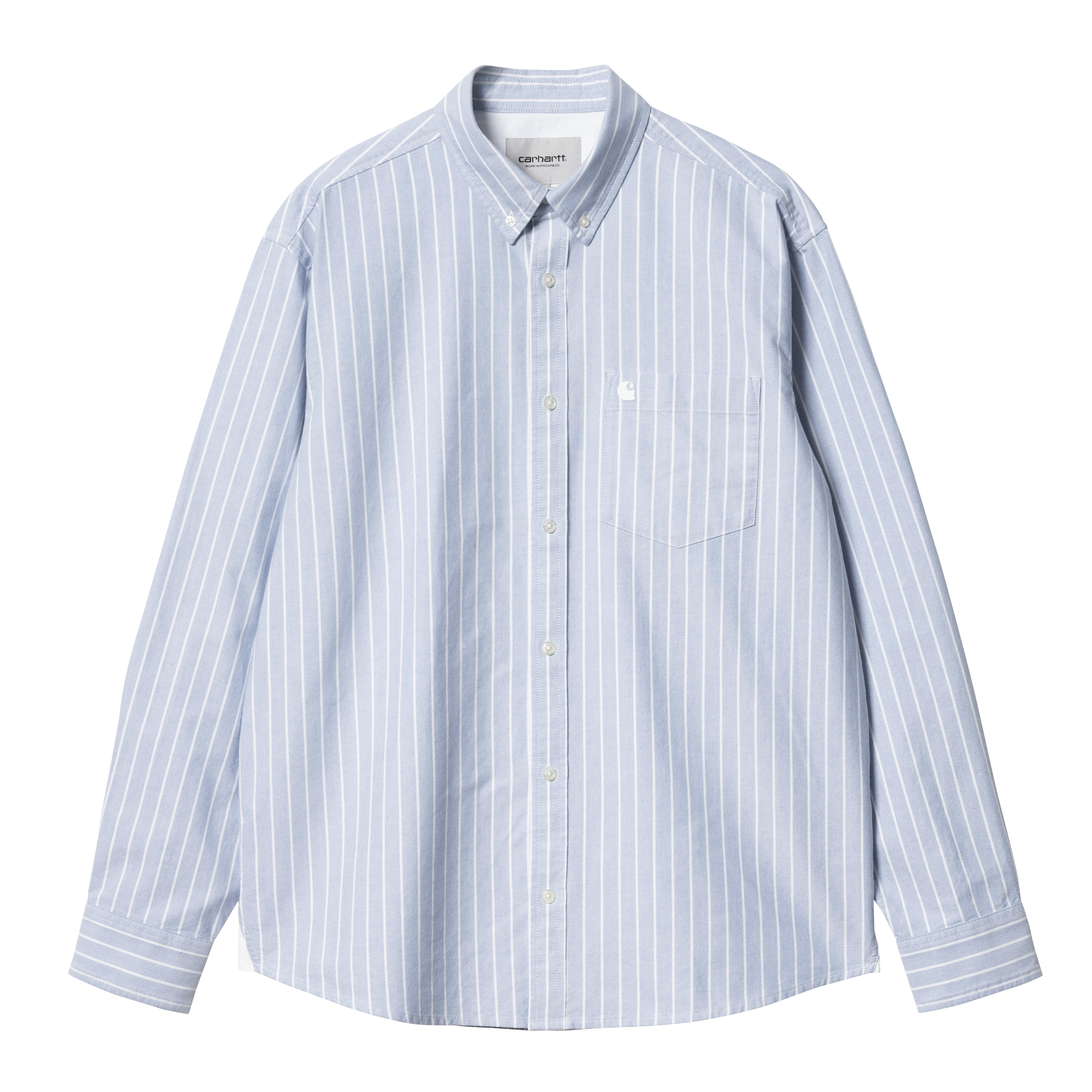 Carhartt WIP Long Sleeve Dowlen Shirt in Blu