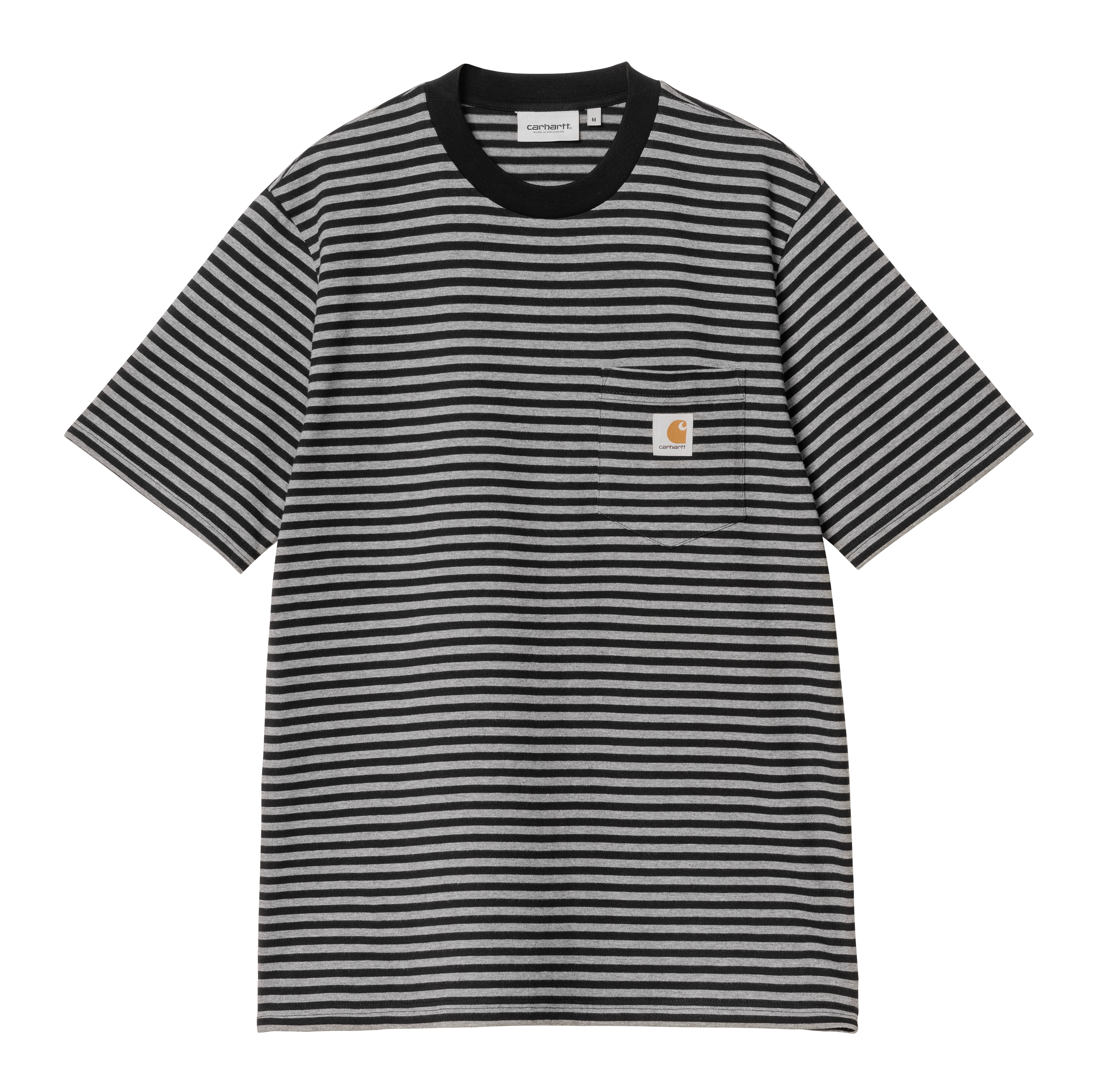 Carhartt WIP Short Sleeve Verner Pocket T-Shirt in Nero