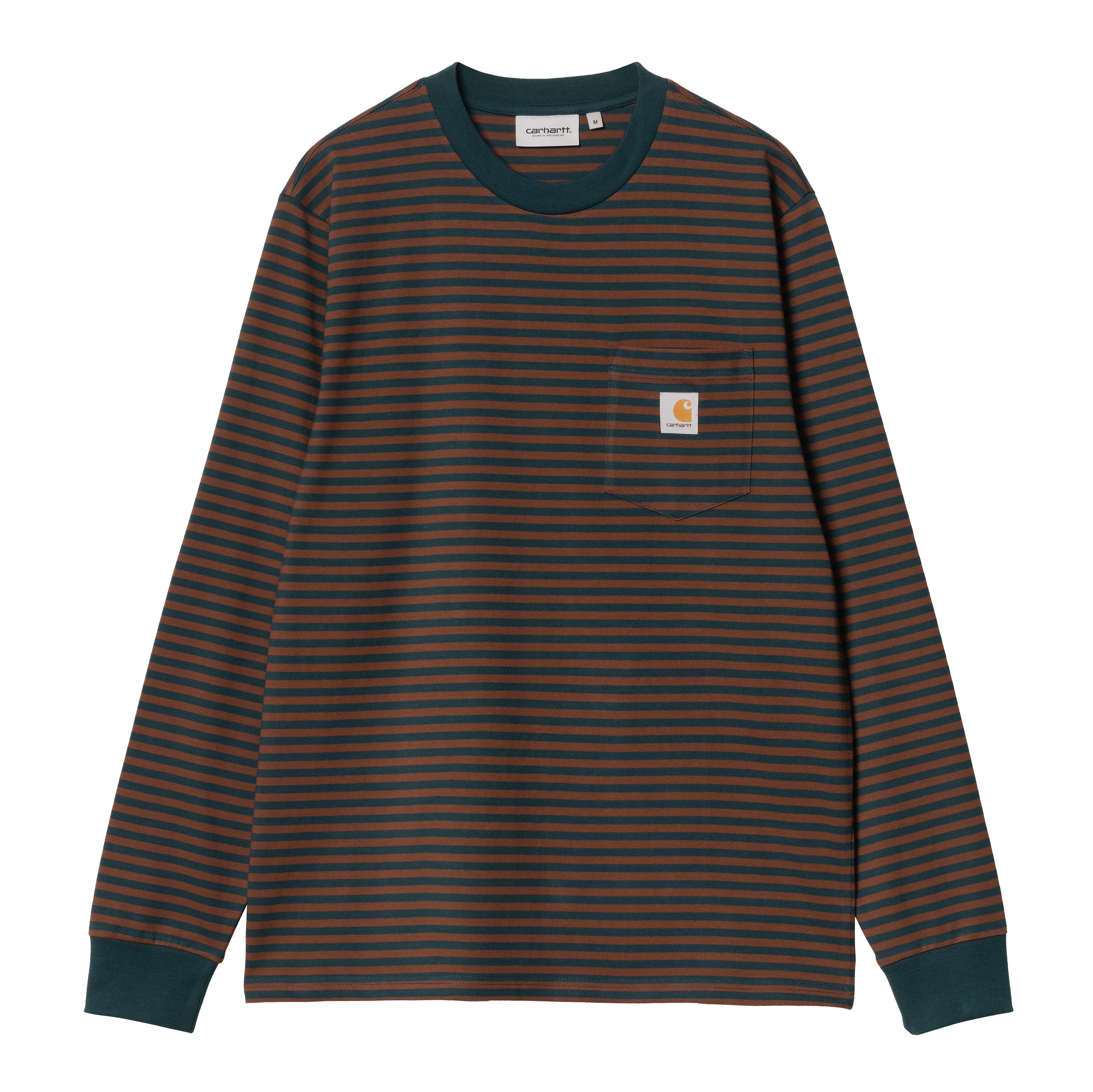 Carhartt WIP Long Sleeve Verner Pocket T-Shirt in Nero