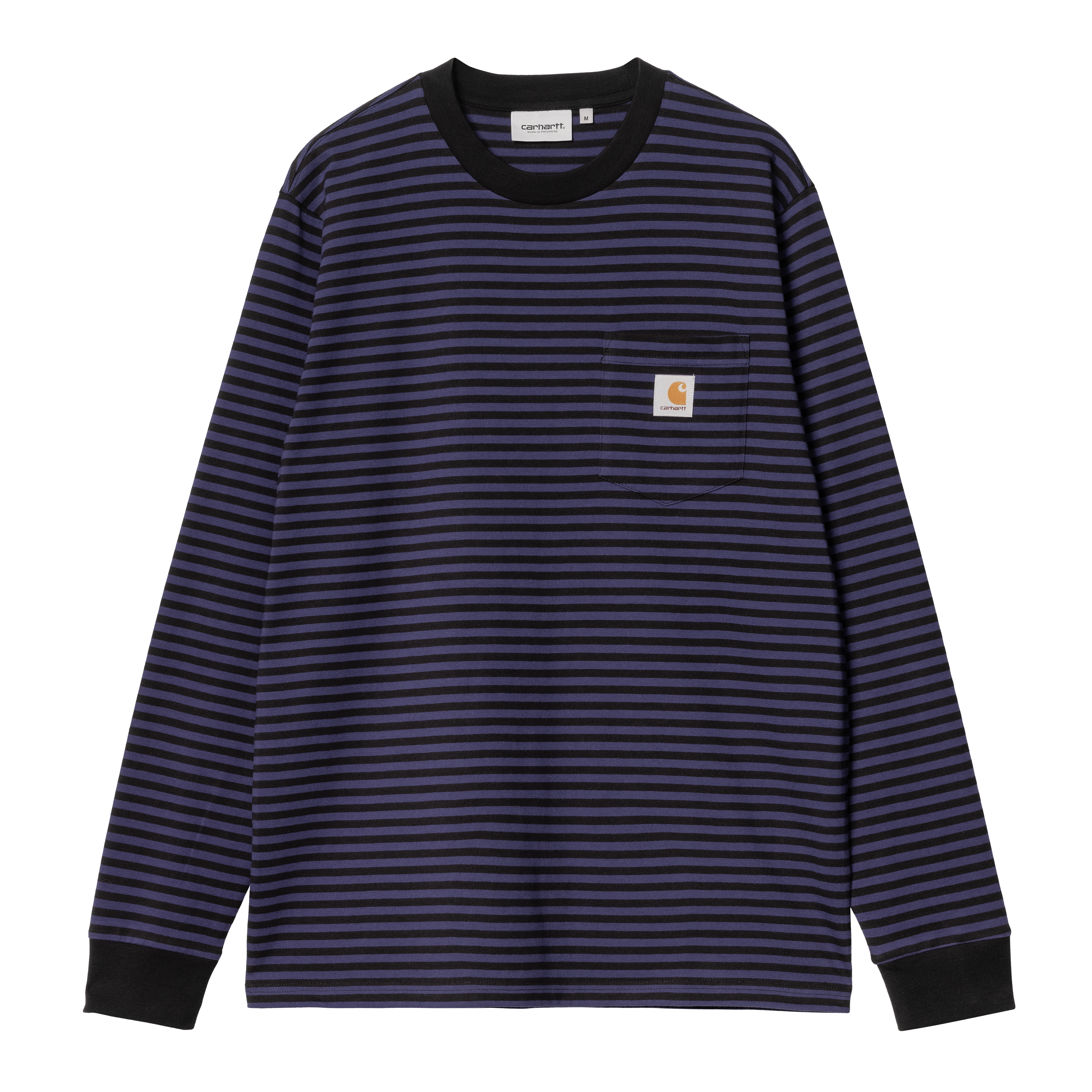 Carhartt WIP Long Sleeve Verner Pocket T-Shirt Noir