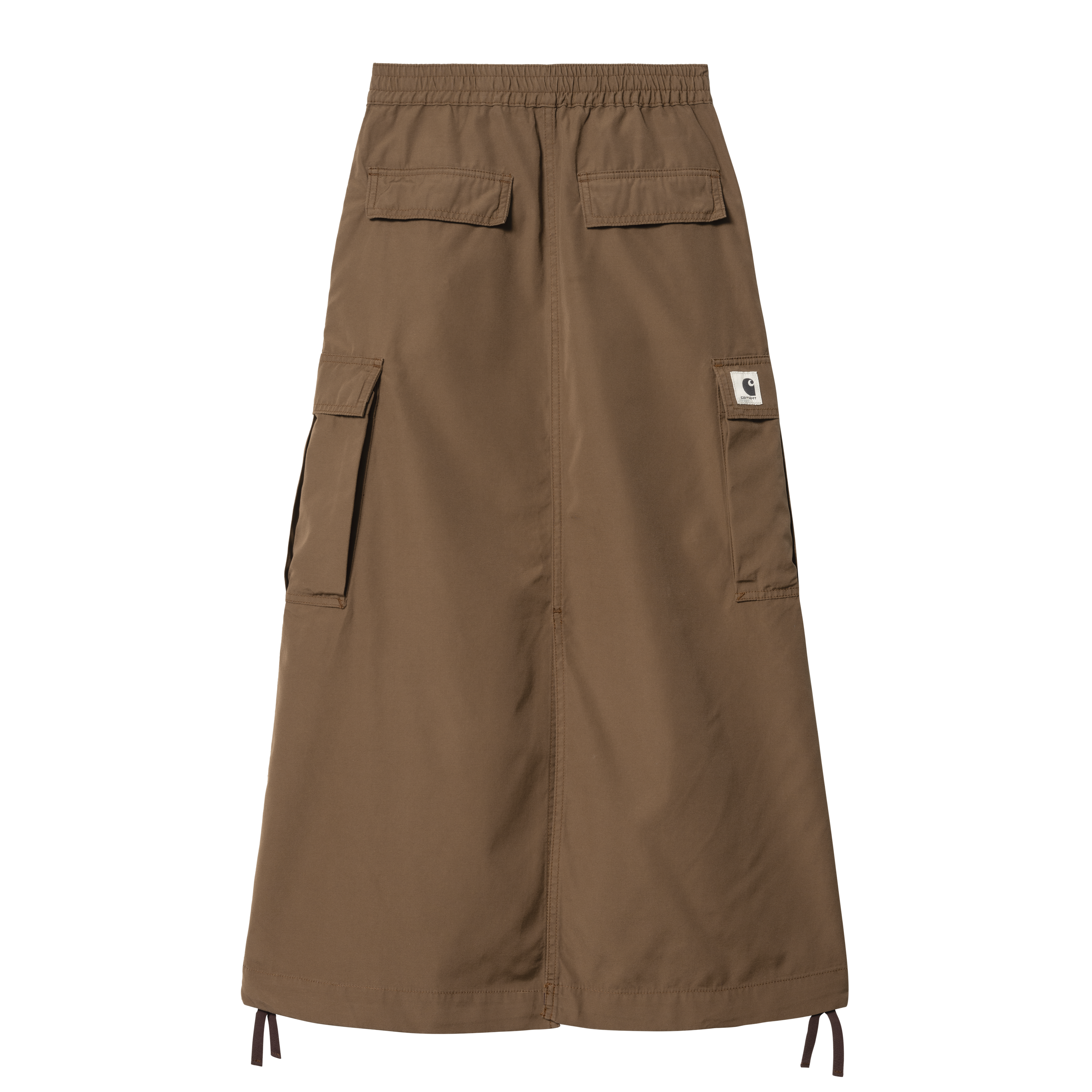 Carhartt WIP Women’s Cargo Skirt Long em Castanho