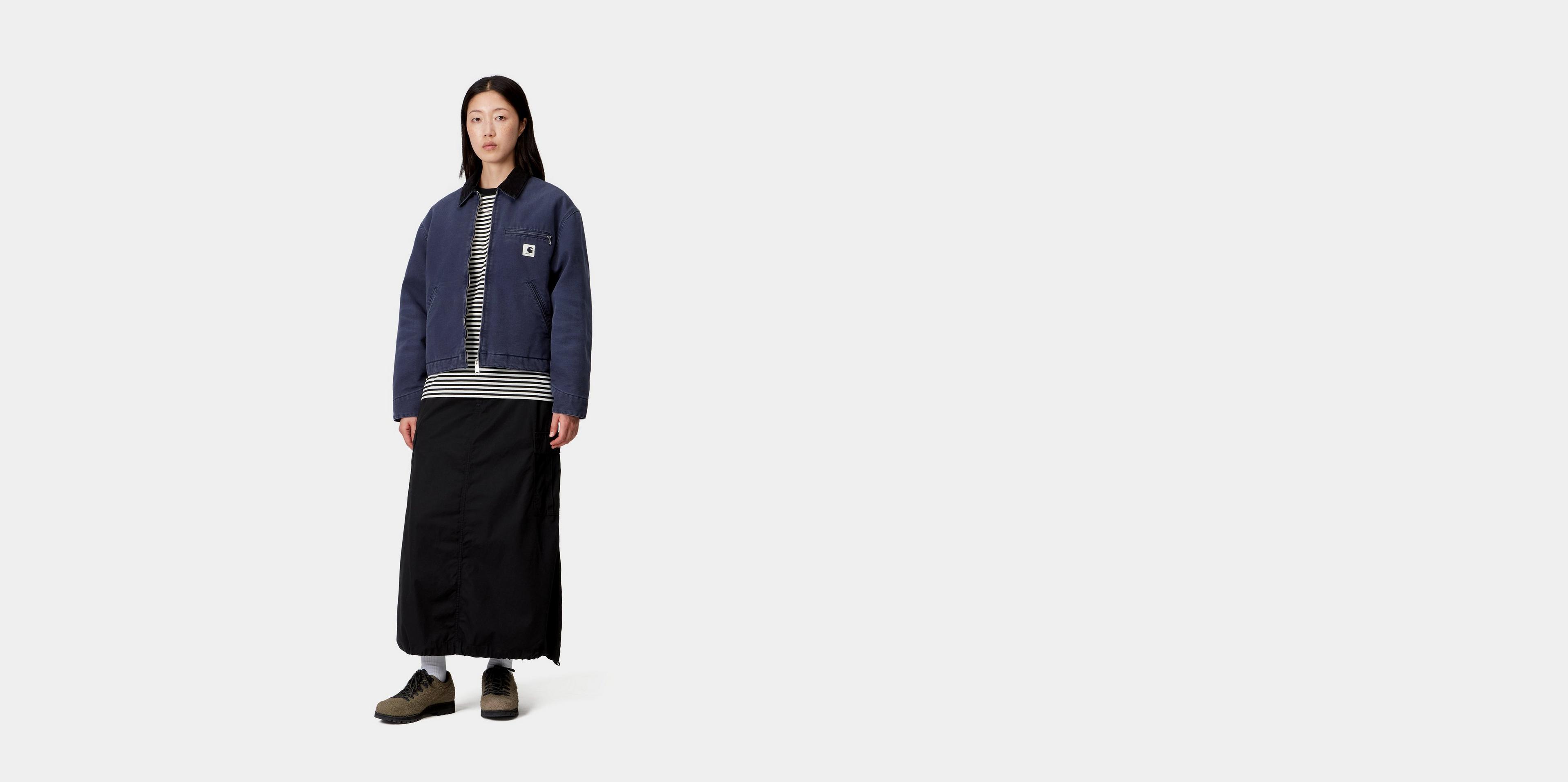 Carhartt WIP Women's Cargo Skirt Long, Black | Official Online Store