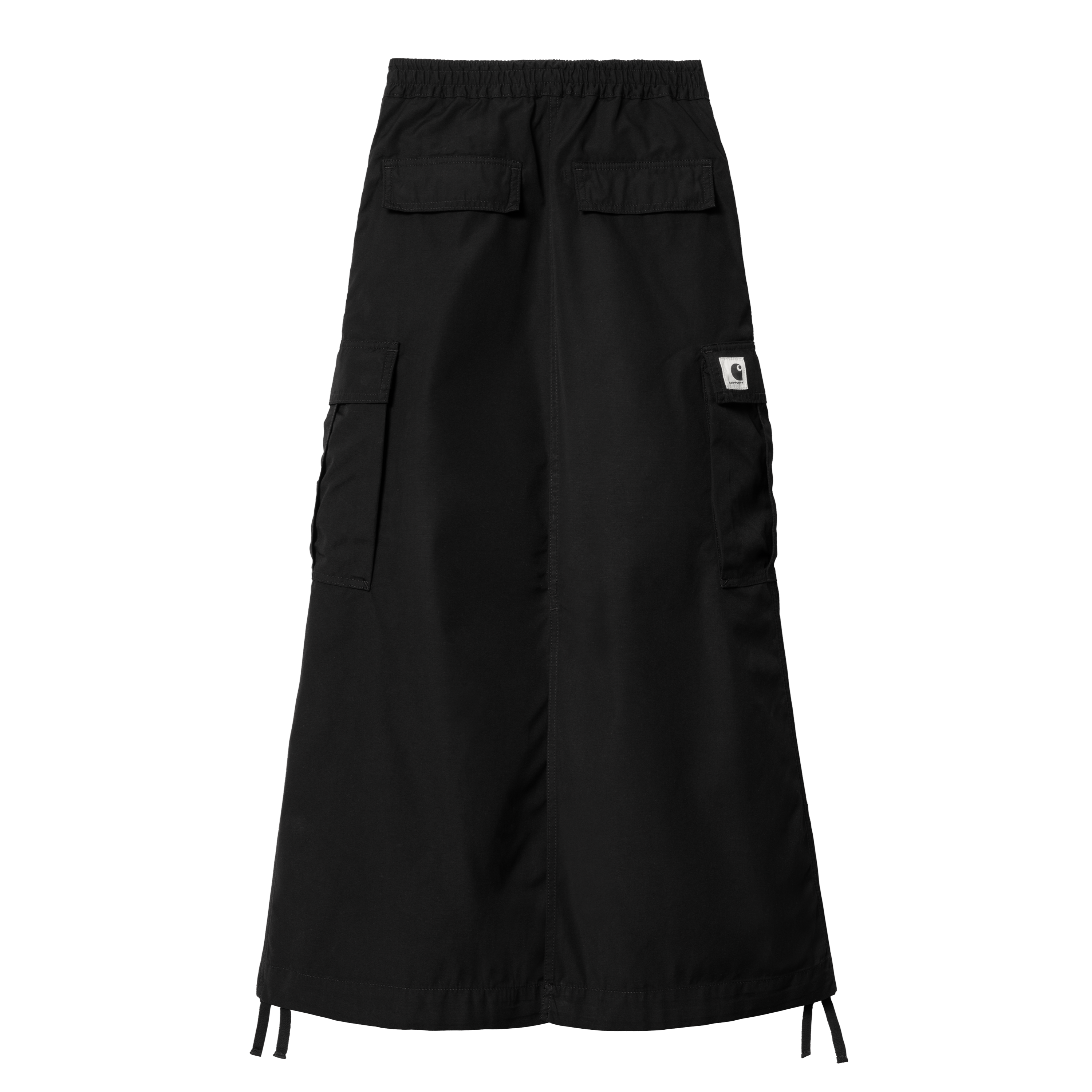 Carhartt WIP Women’s Cargo Skirt Long em Preto