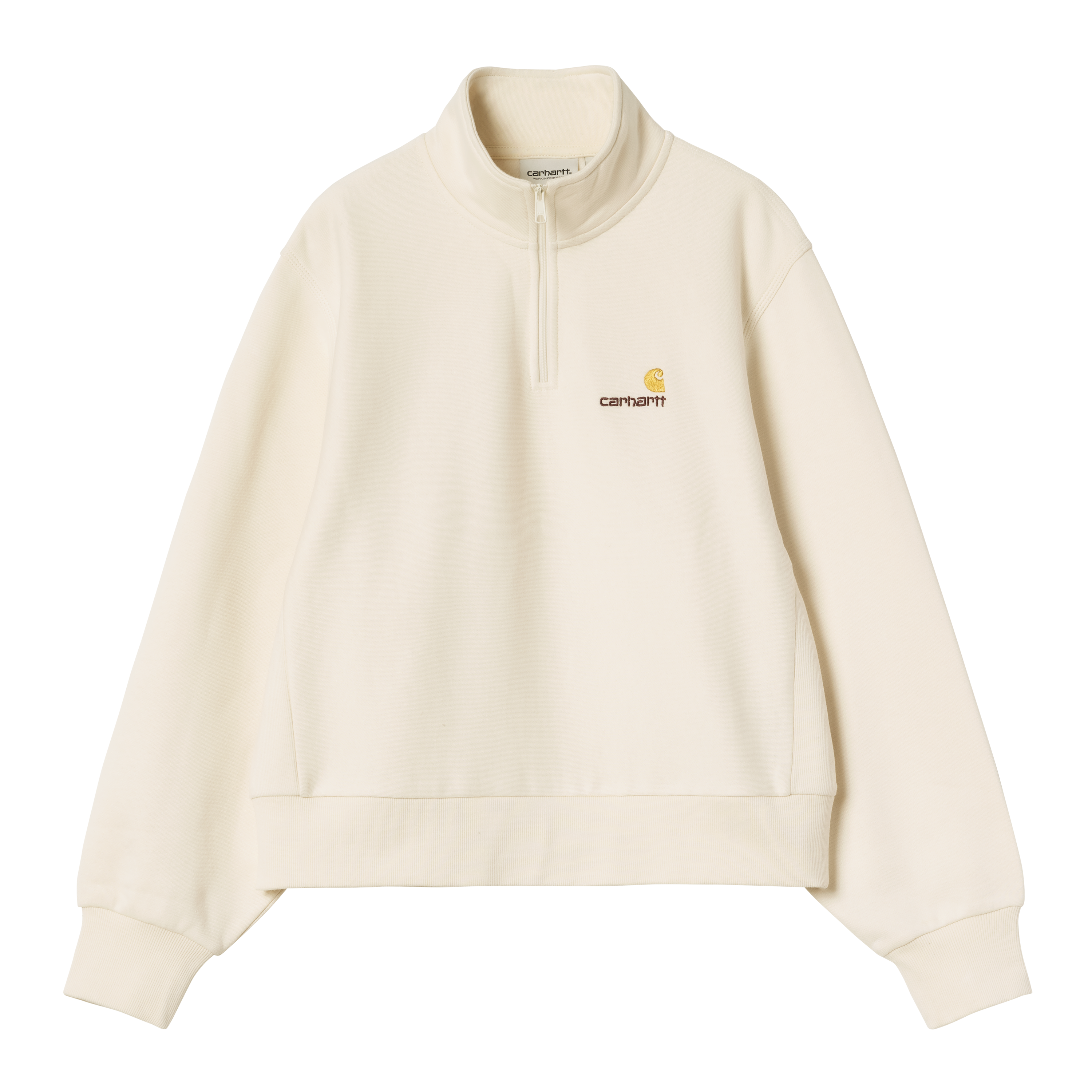 Carhartt WIP W' American Script High Neck Sweatshirt, Natural